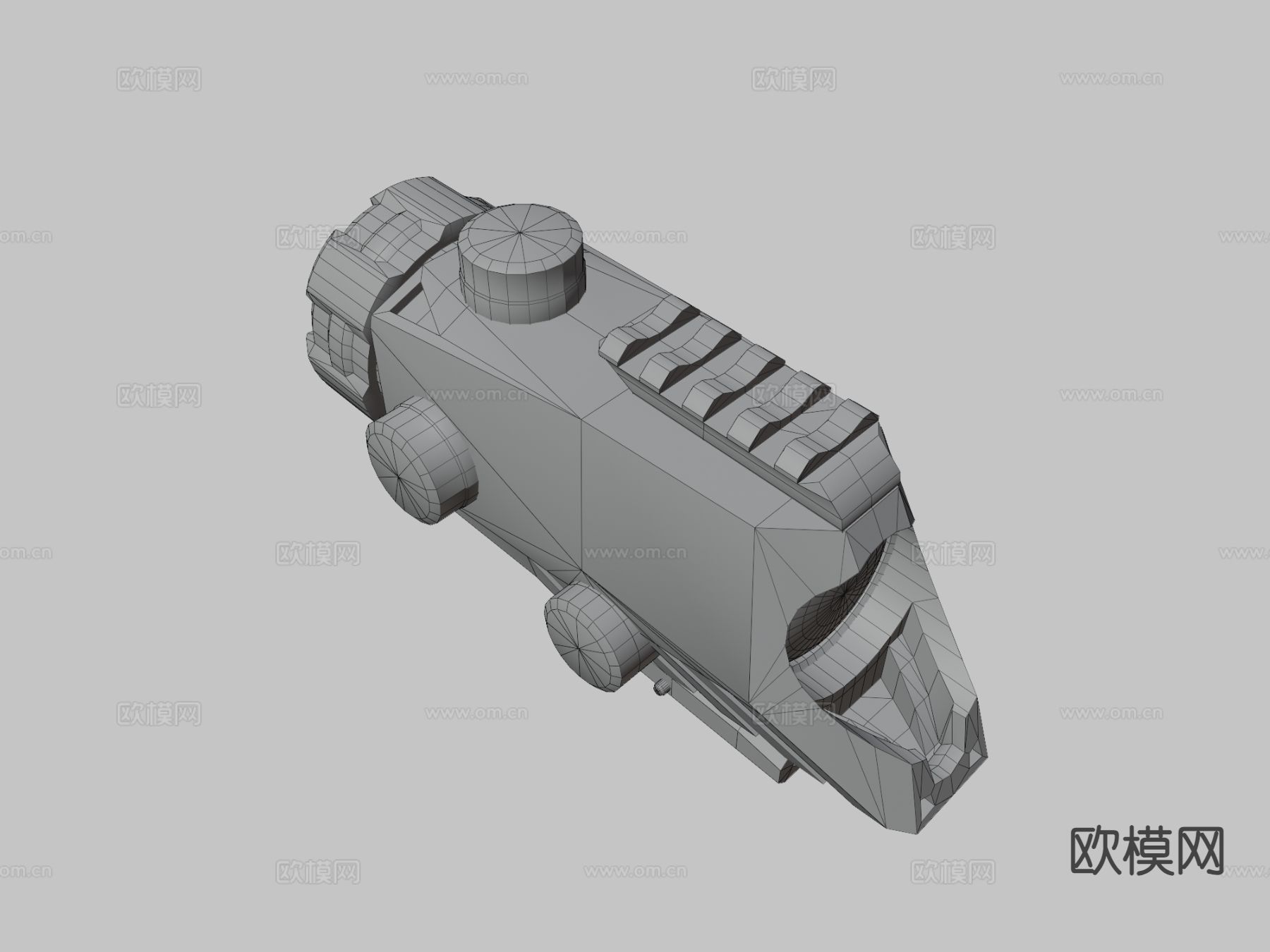 战斗视野瞄准镜3d模型