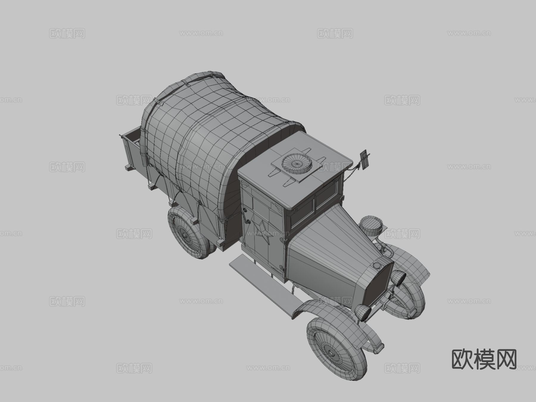 后末日卡车 破旧汽车3d模型