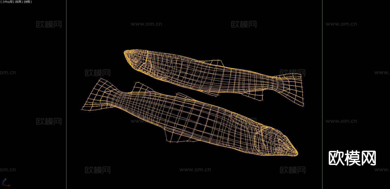 鱼类 淡水鱼 海鱼3d模型