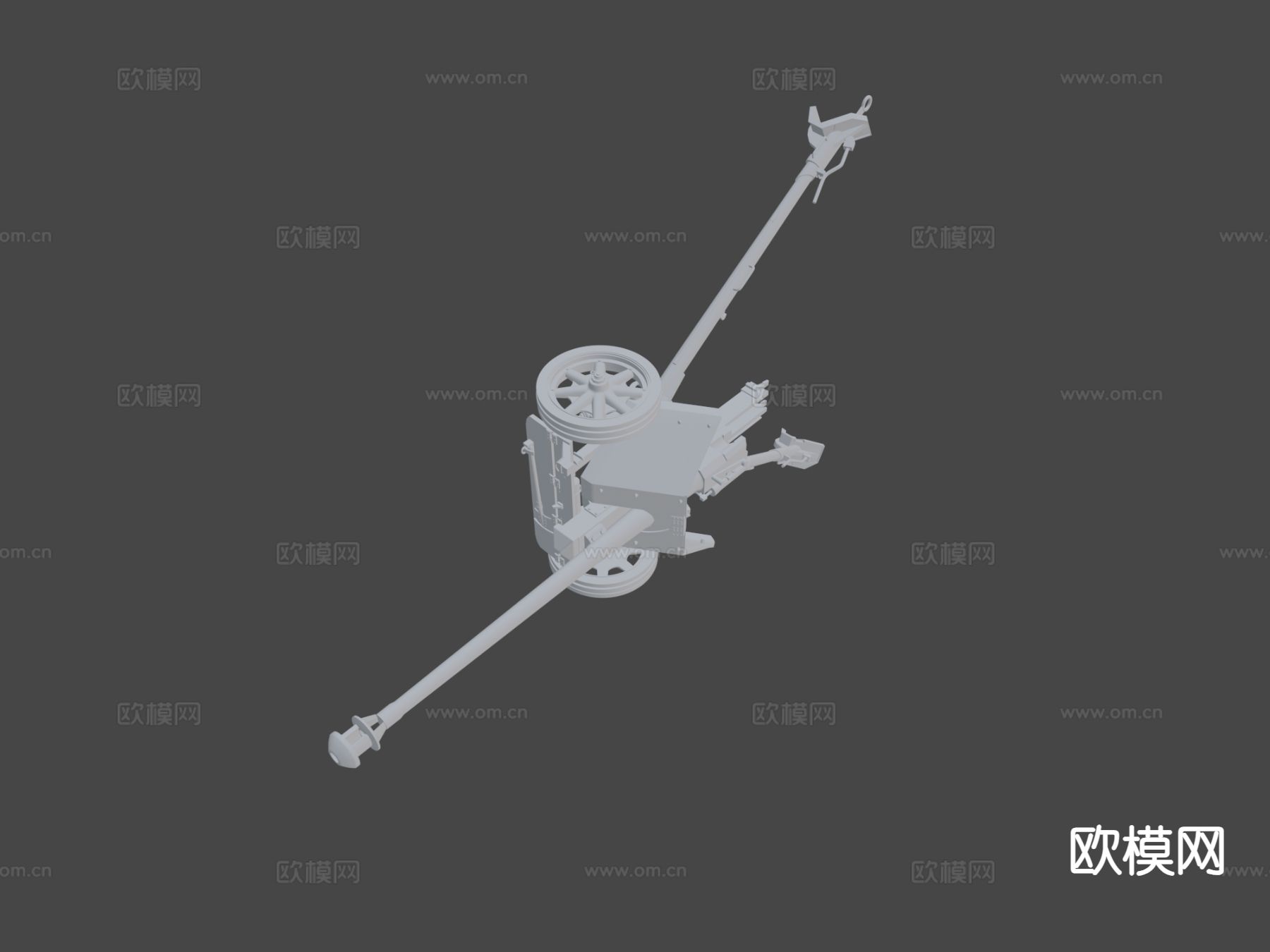 炮车3d模型