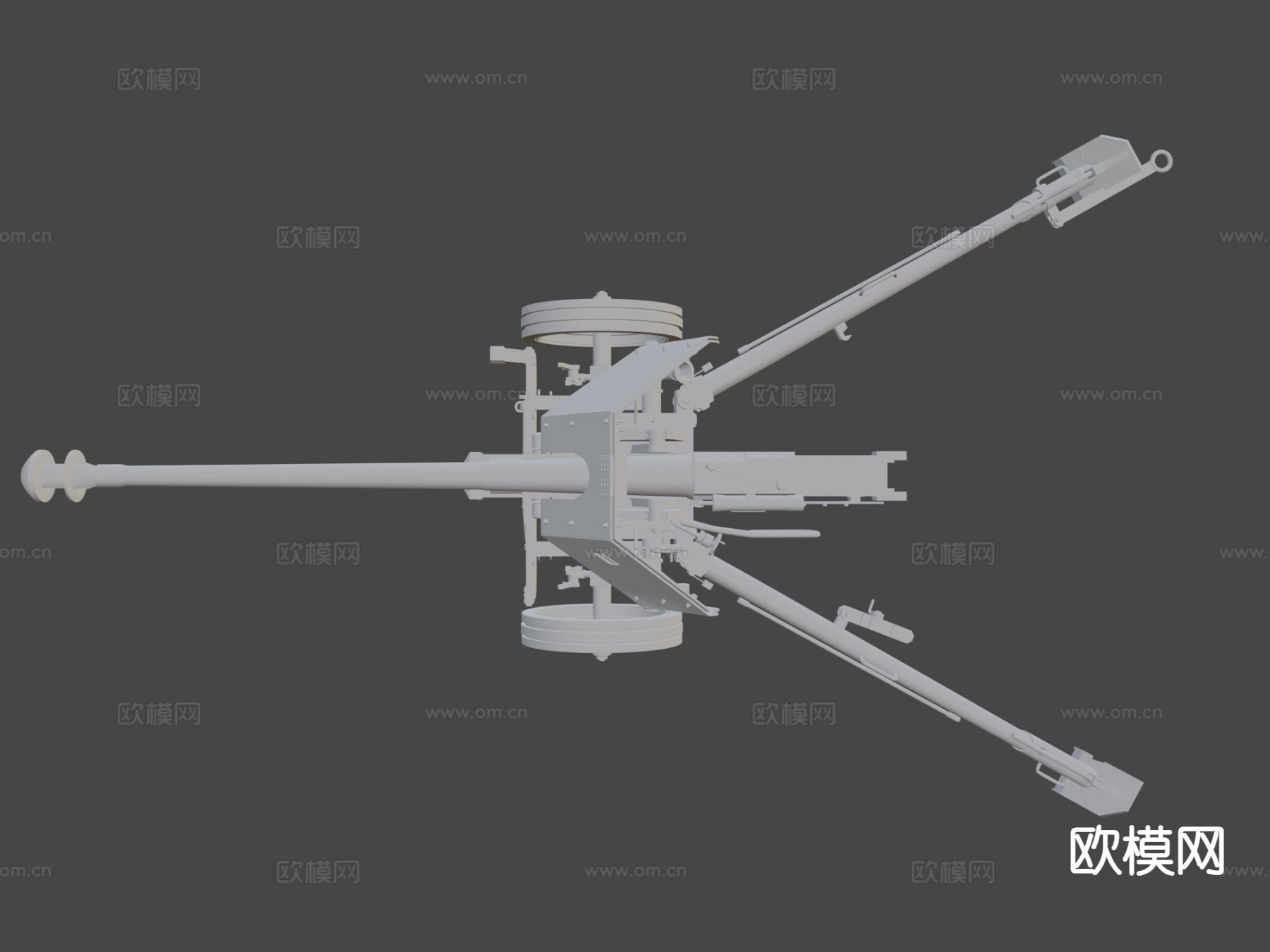 炮车3d模型