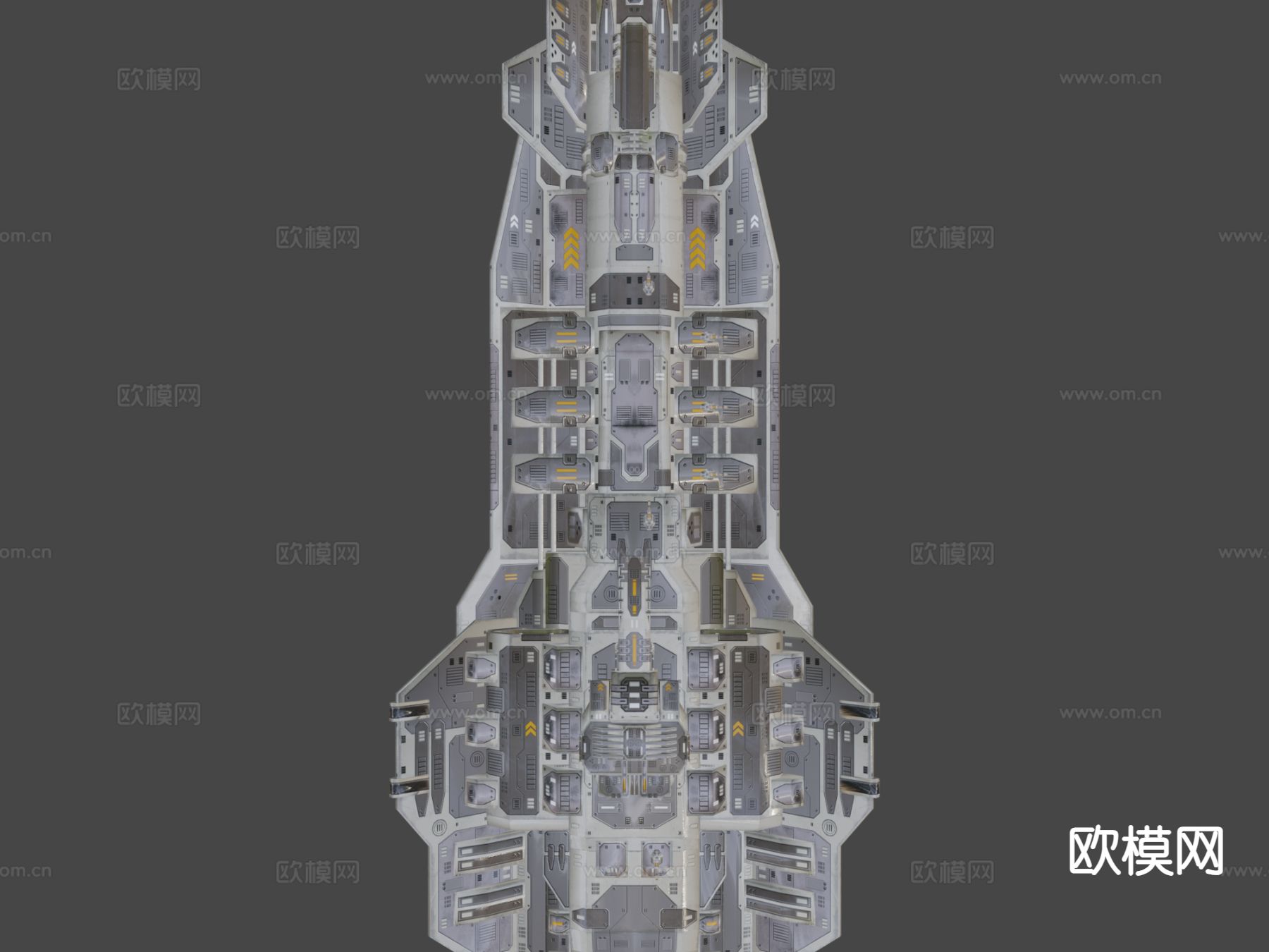 超级无畏舰 飞行器 宇宙飞船3d模型