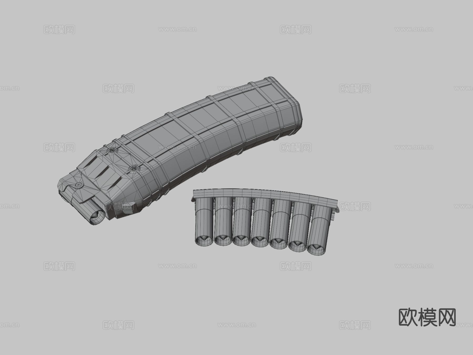 霰弹枪弹匣3d模型