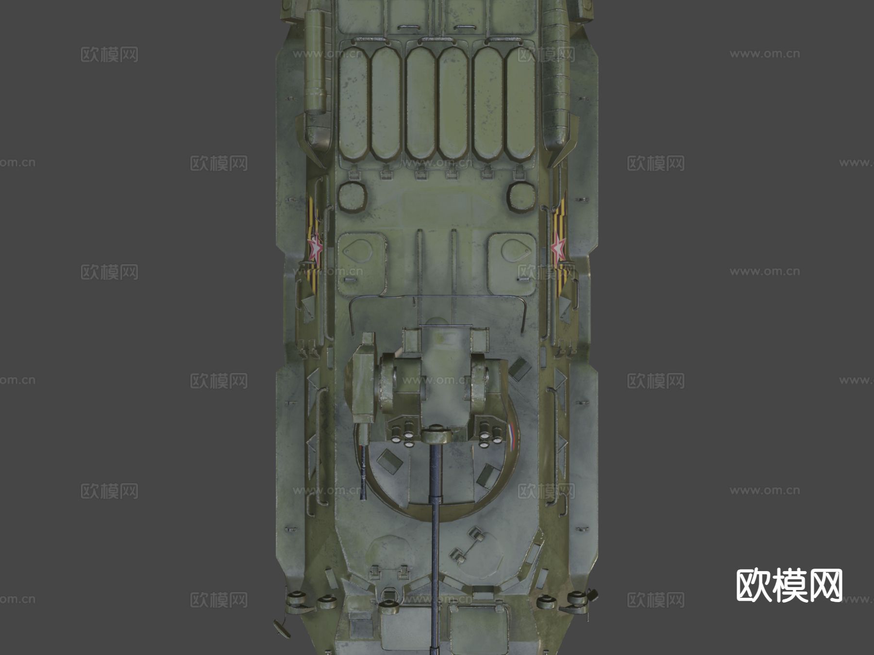 坦克 坦克歼击车3d模型