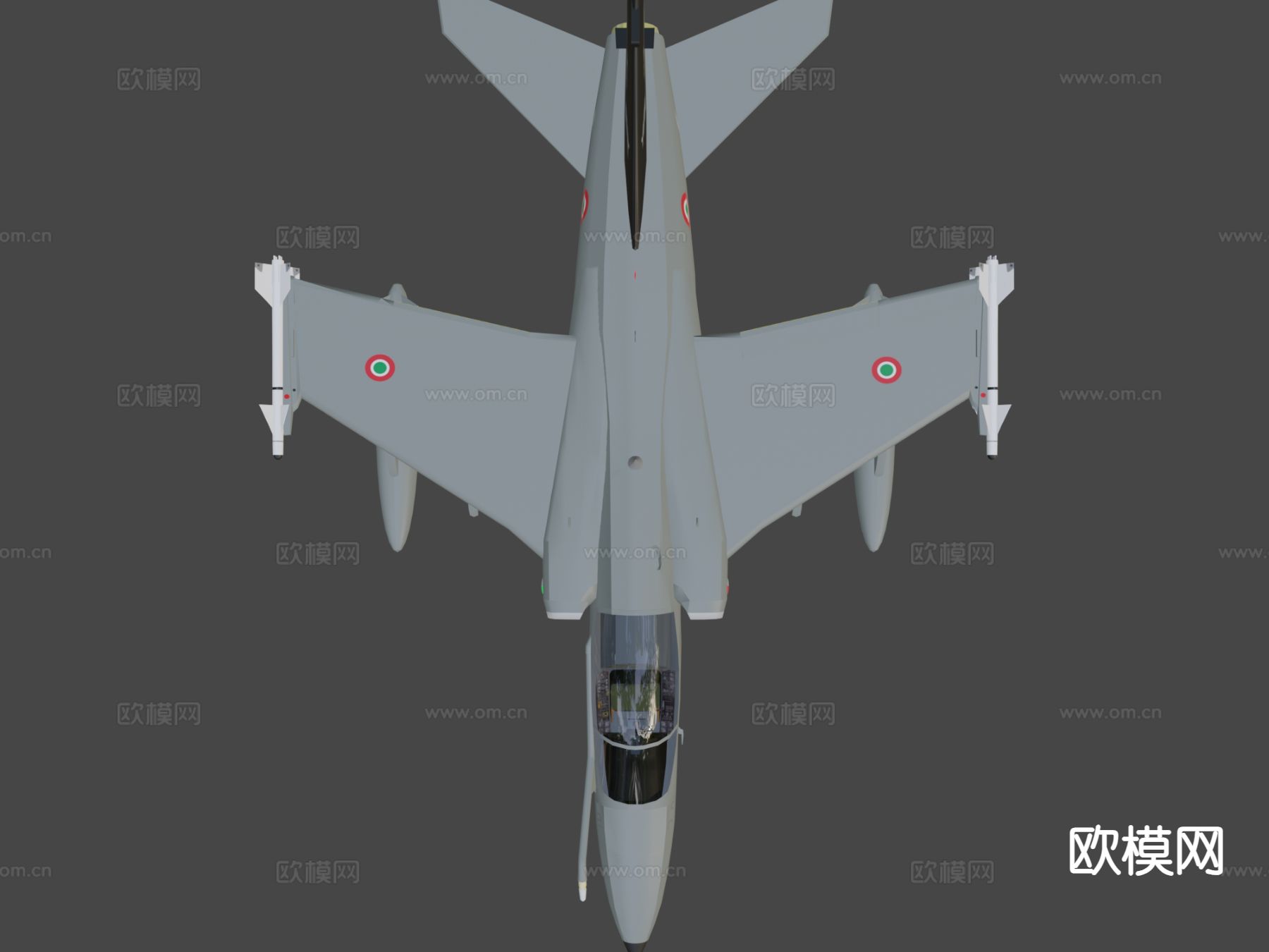 意大利空军战斗机3d模型