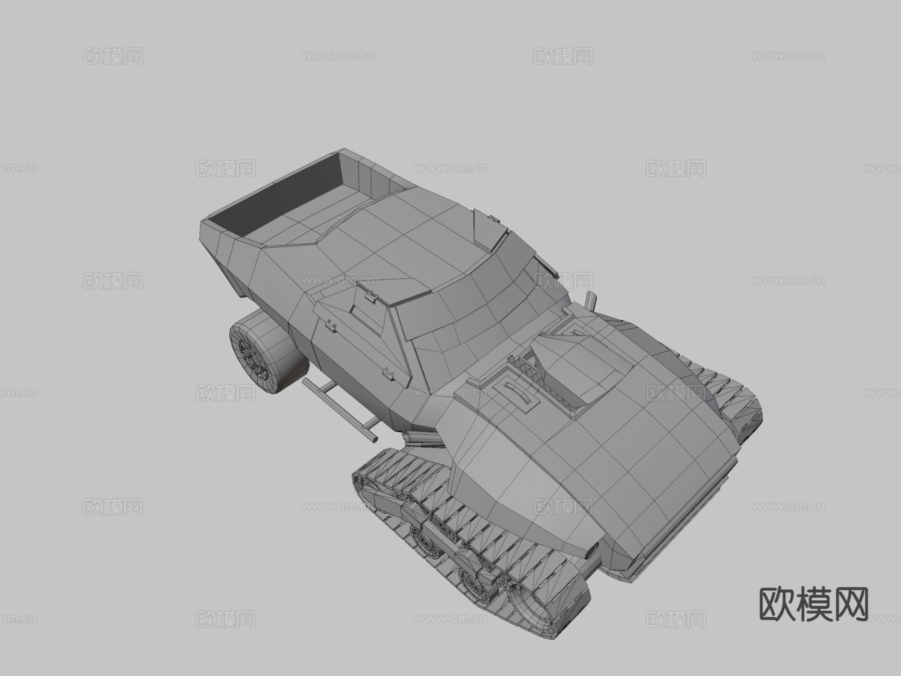 疯狂麦克斯粉碎者 装甲车3d模型