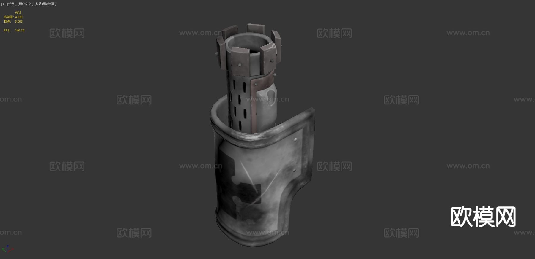 火力武器 核心歼灭堡垒武器3d模型