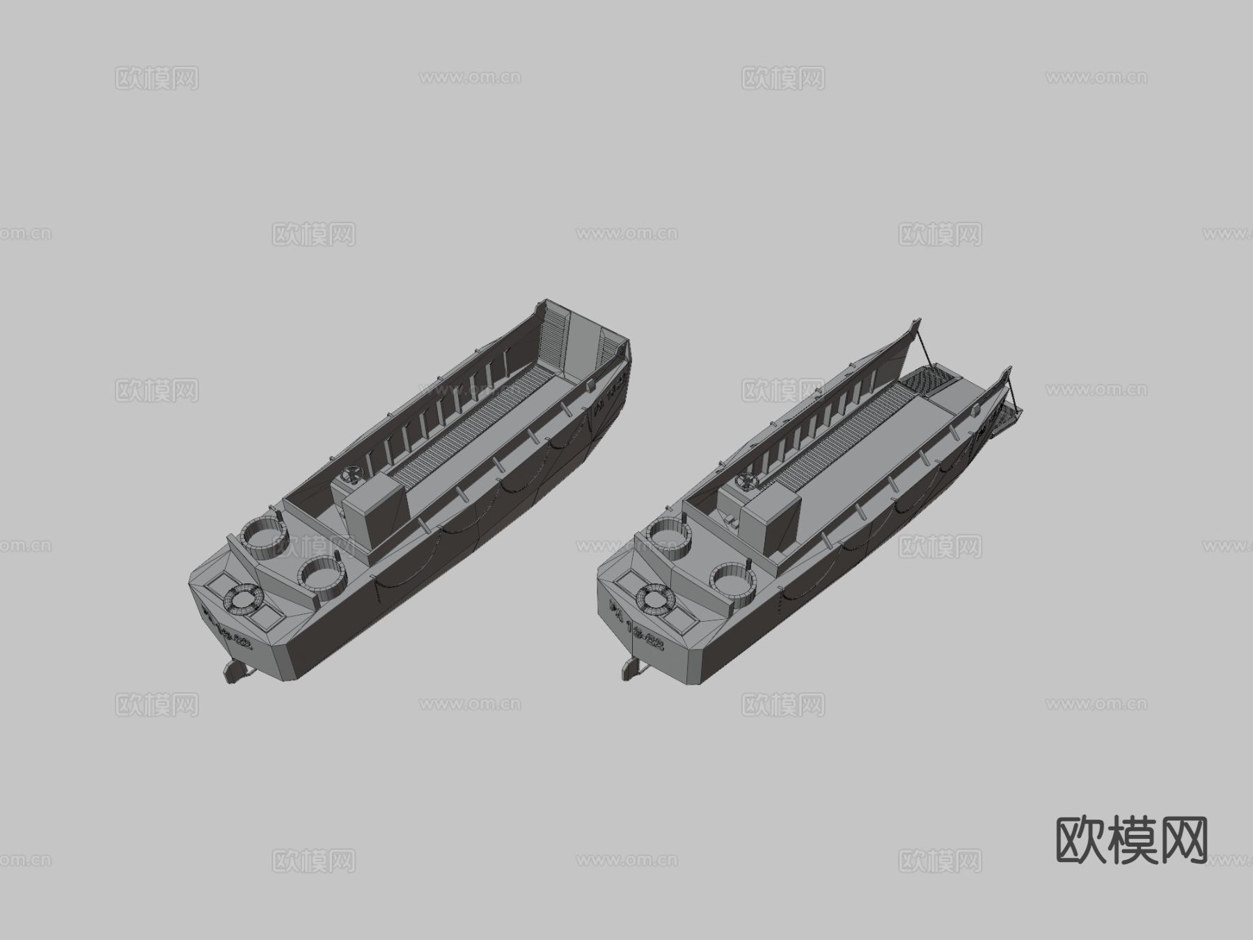 船 货船3d模型