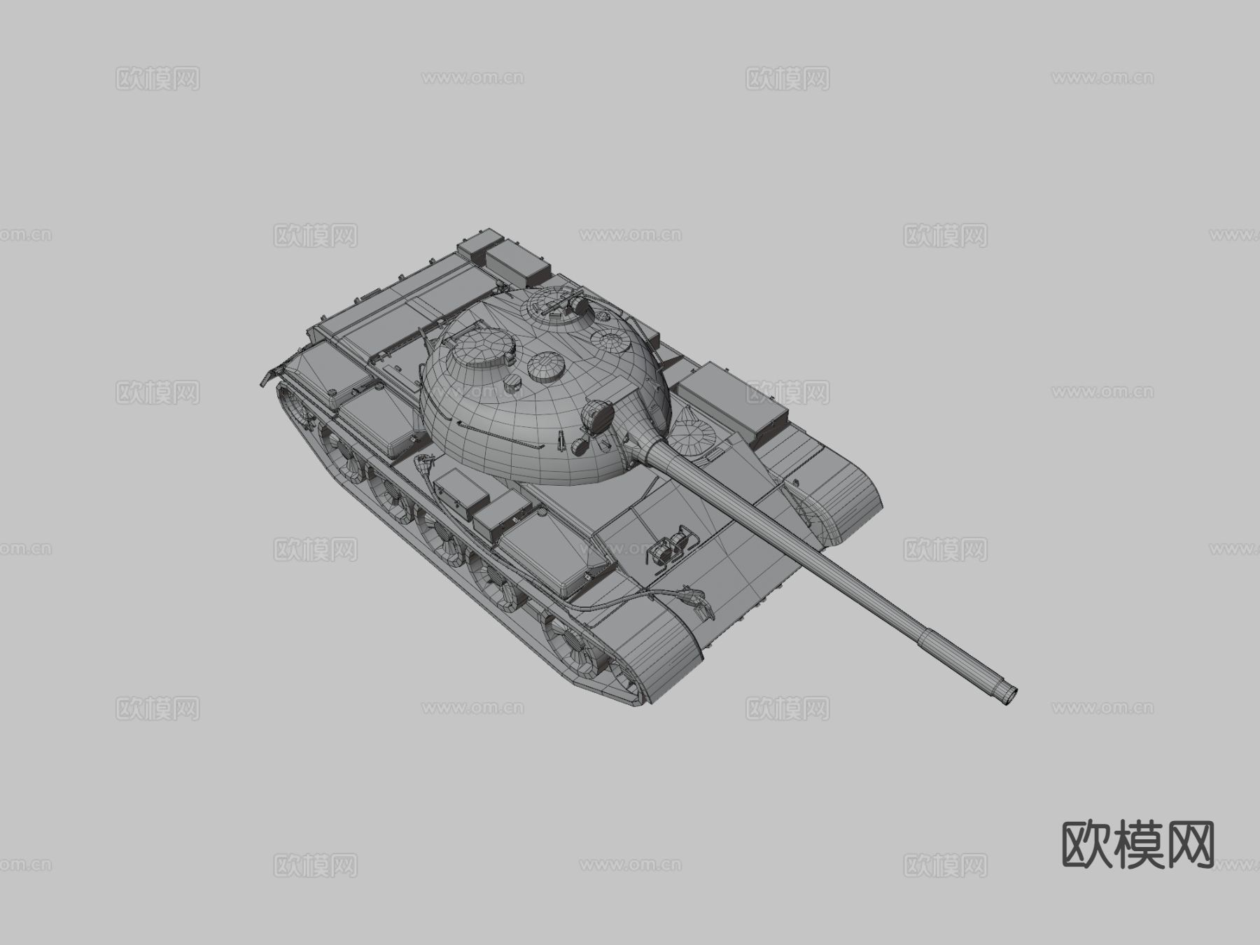 T-54-T-55苏联主战坦克3d模型