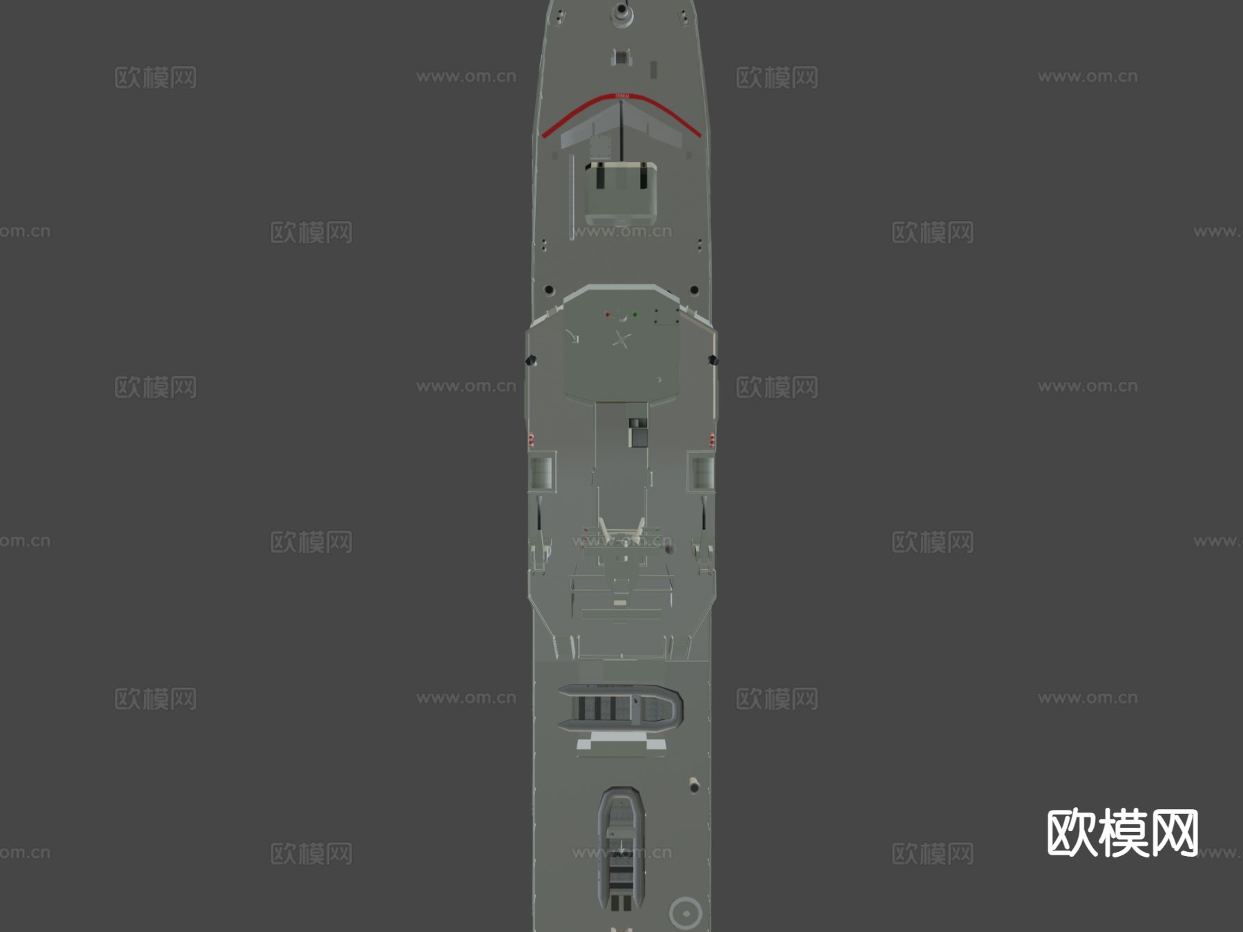 轮船 军舰 巡航舰 驱逐舰3d模型