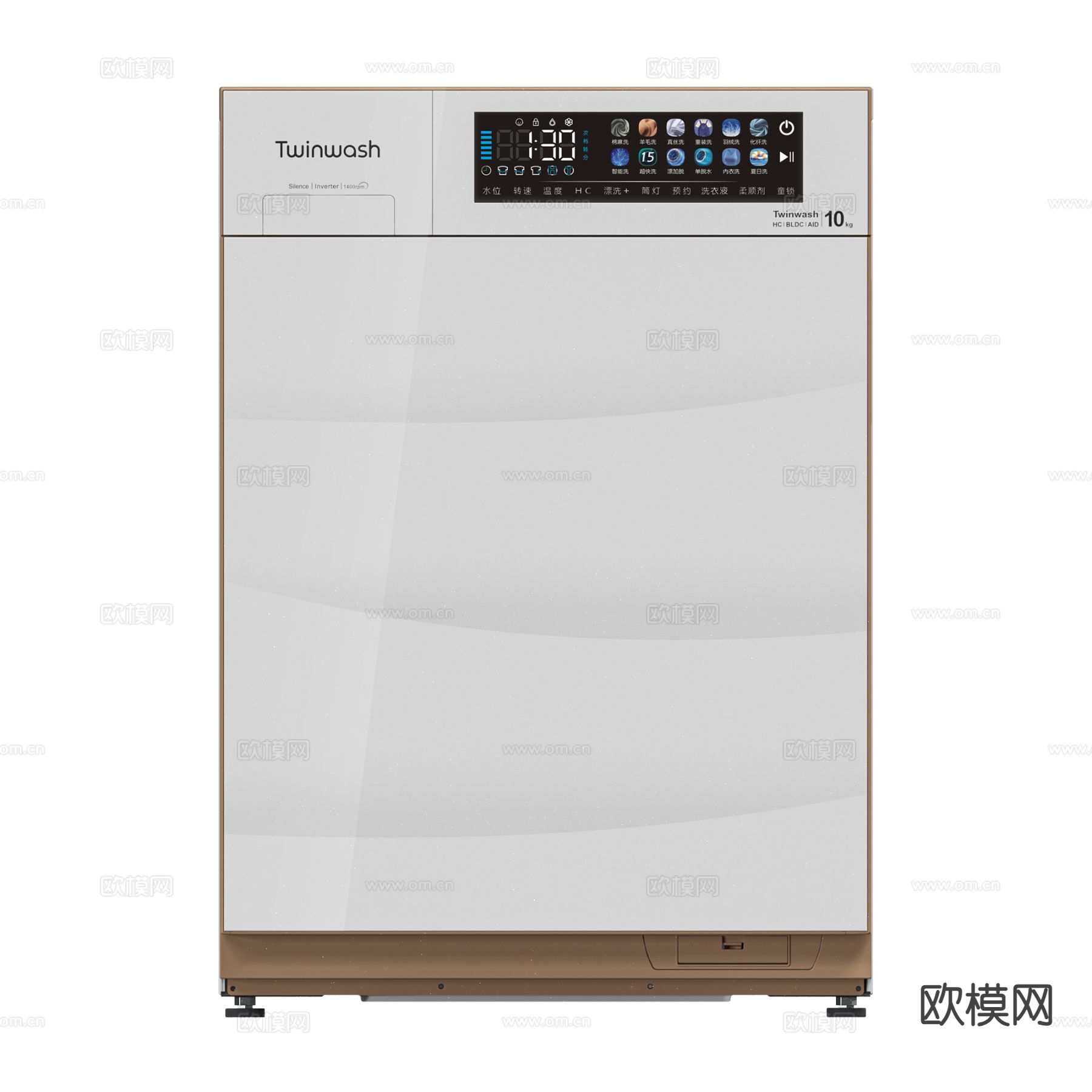 twinwash洗衣机免费3d模型下载