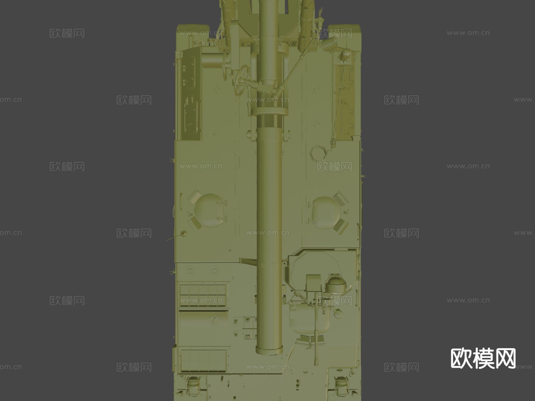 S4郁金香坦克3d模型