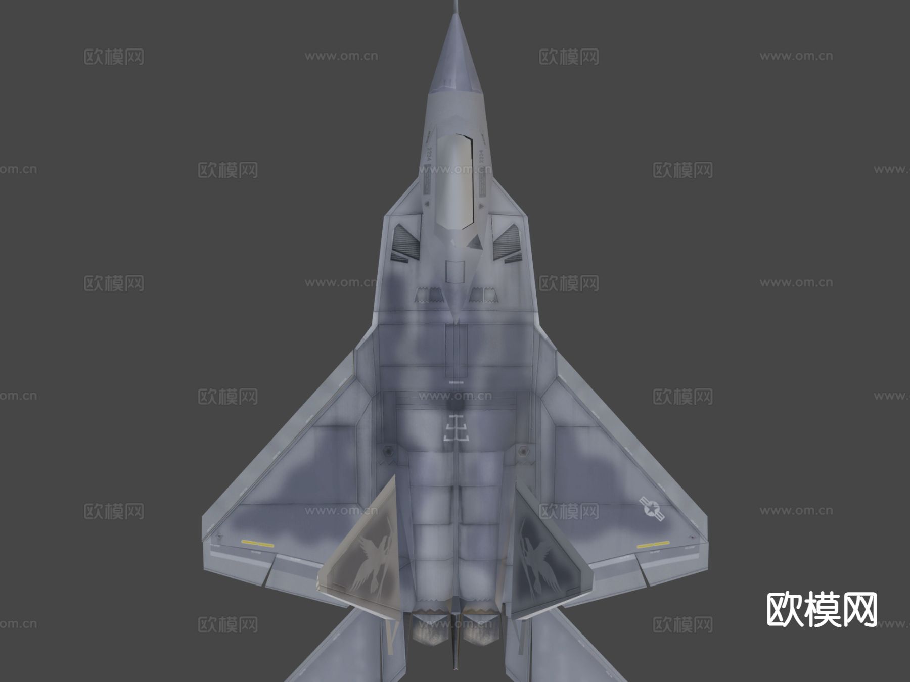 猛禽战斗机 军用飞机3d模型