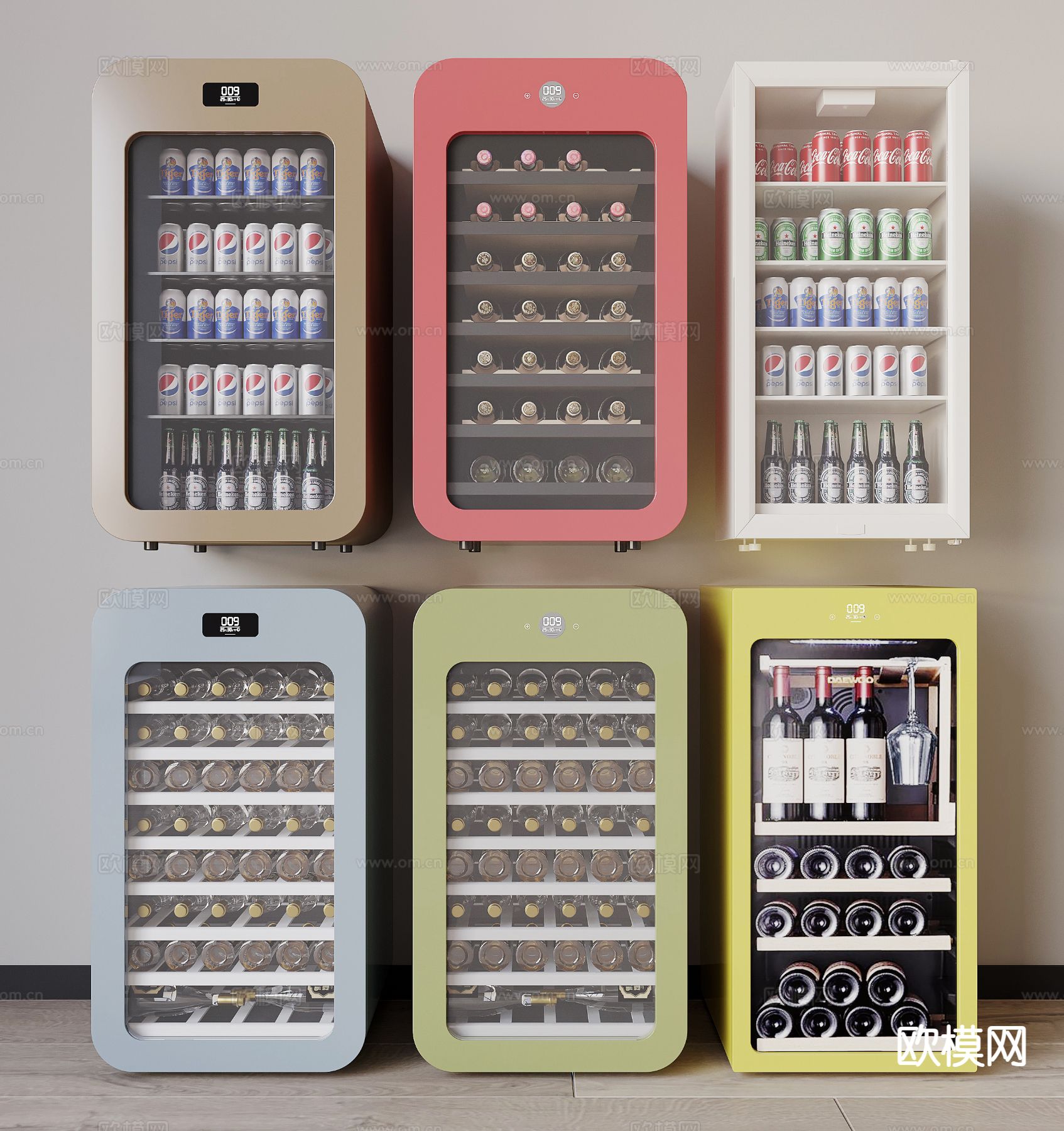 小冰箱 迷你冰箱su模型下载（渲染图2）