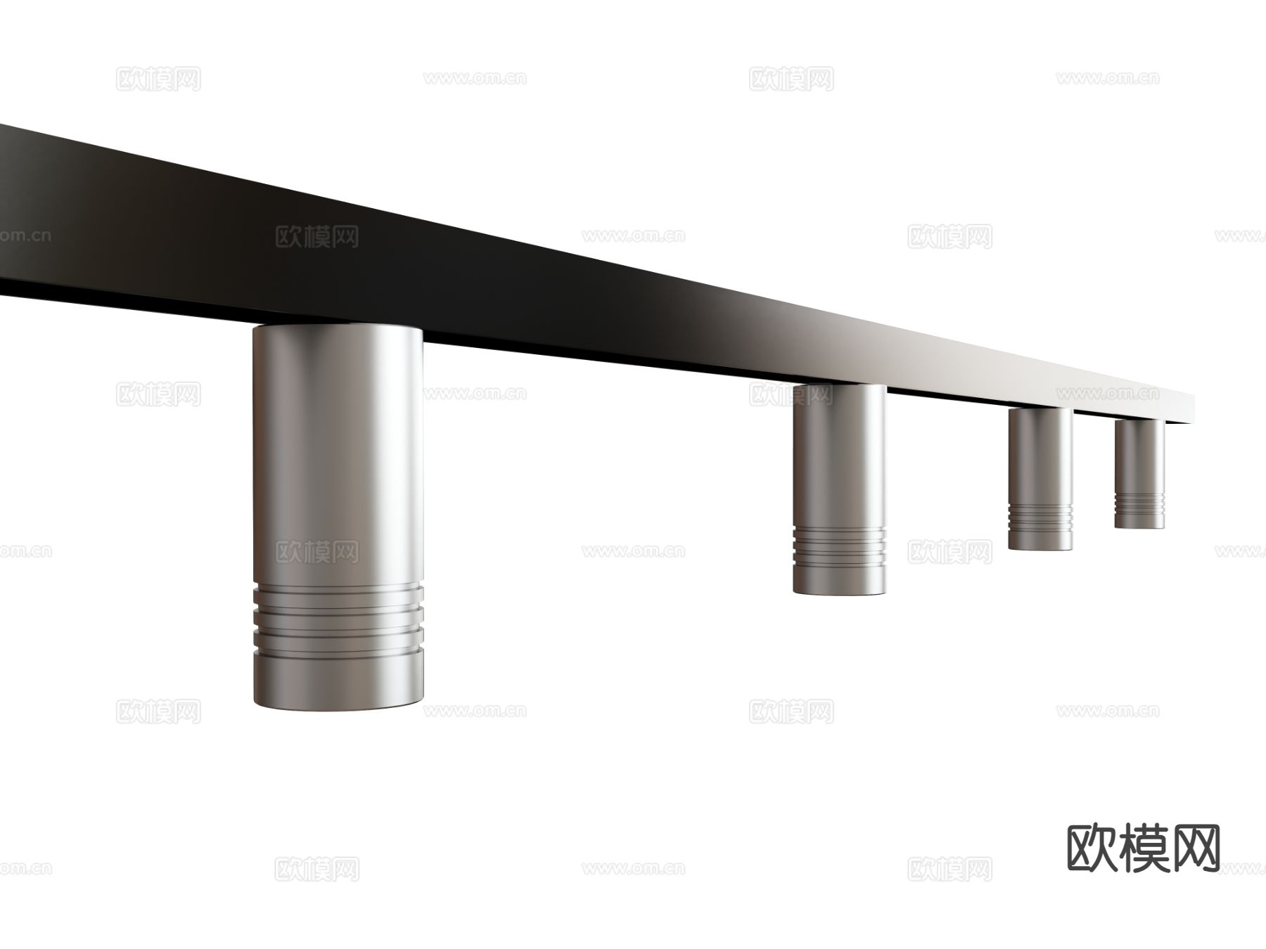 轨道射灯su模型下载（渲染图2）