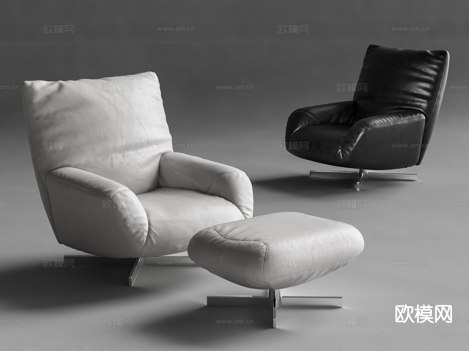 Edra Chiara 现代休闲椅 沙发椅su模型