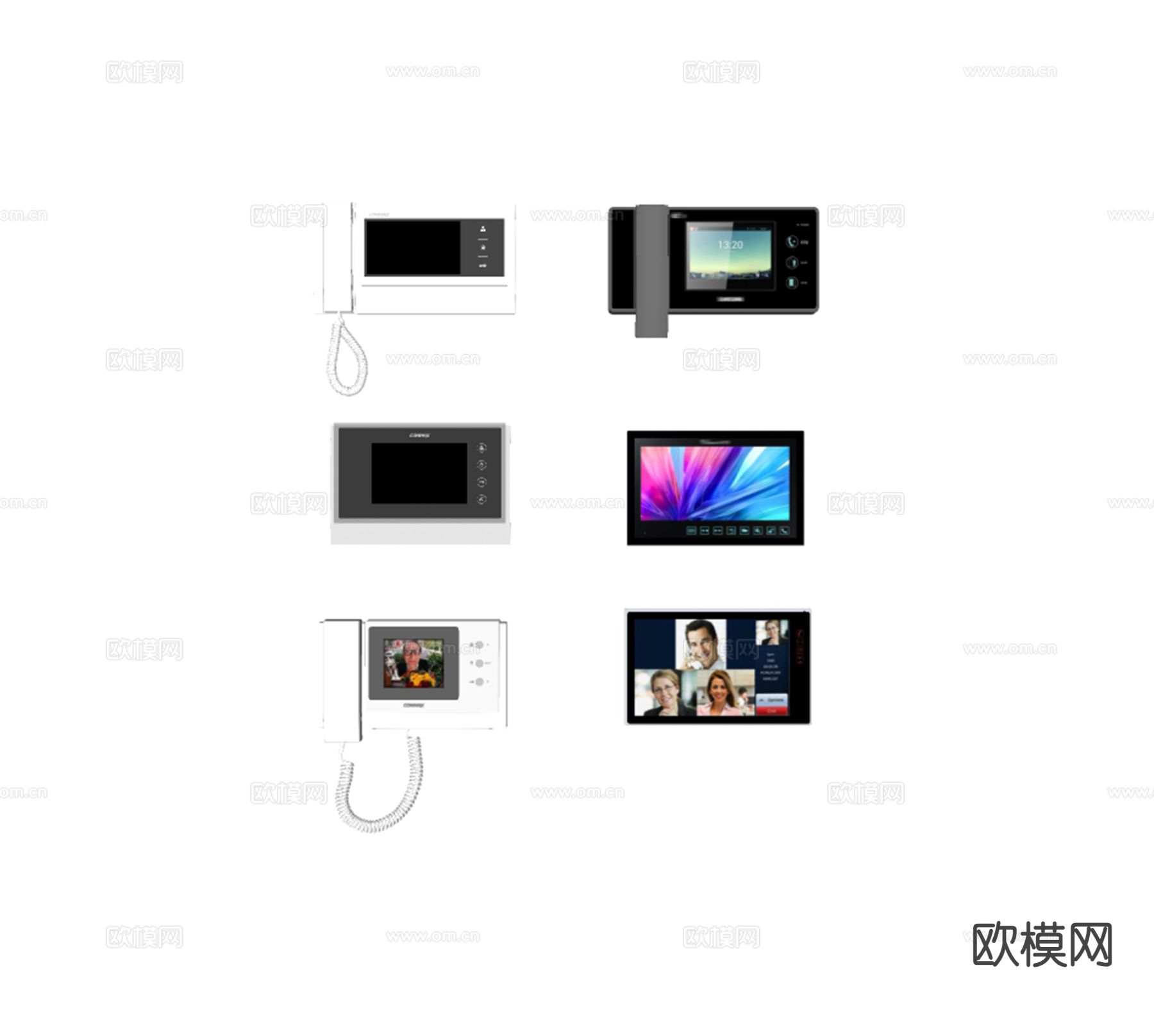 可视电话 显示屏 监控器su模型下载（渲染图1）