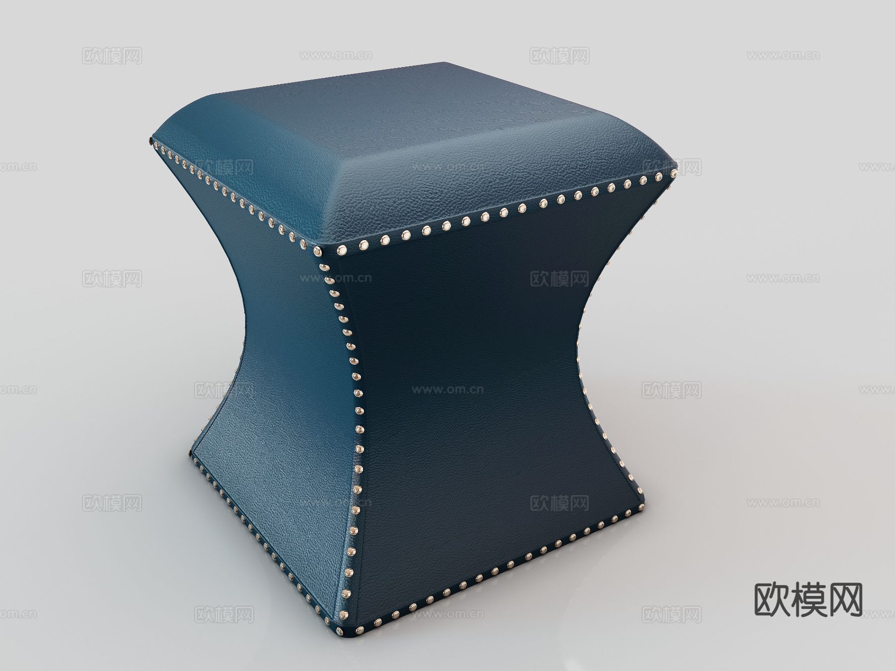 美式凳子 沙发凳 换鞋凳  矮凳su模型下载（渲染图2）