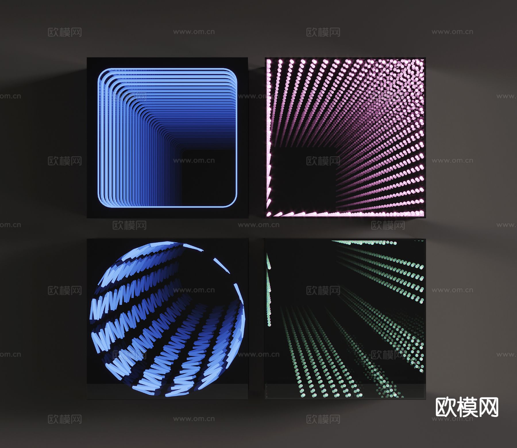 镜子 深渊镜su模型下载（渲染图2）