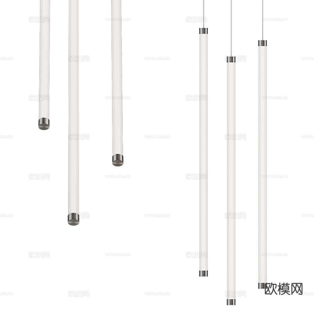 EGOLUCE 长灯管 吊灯3d模型