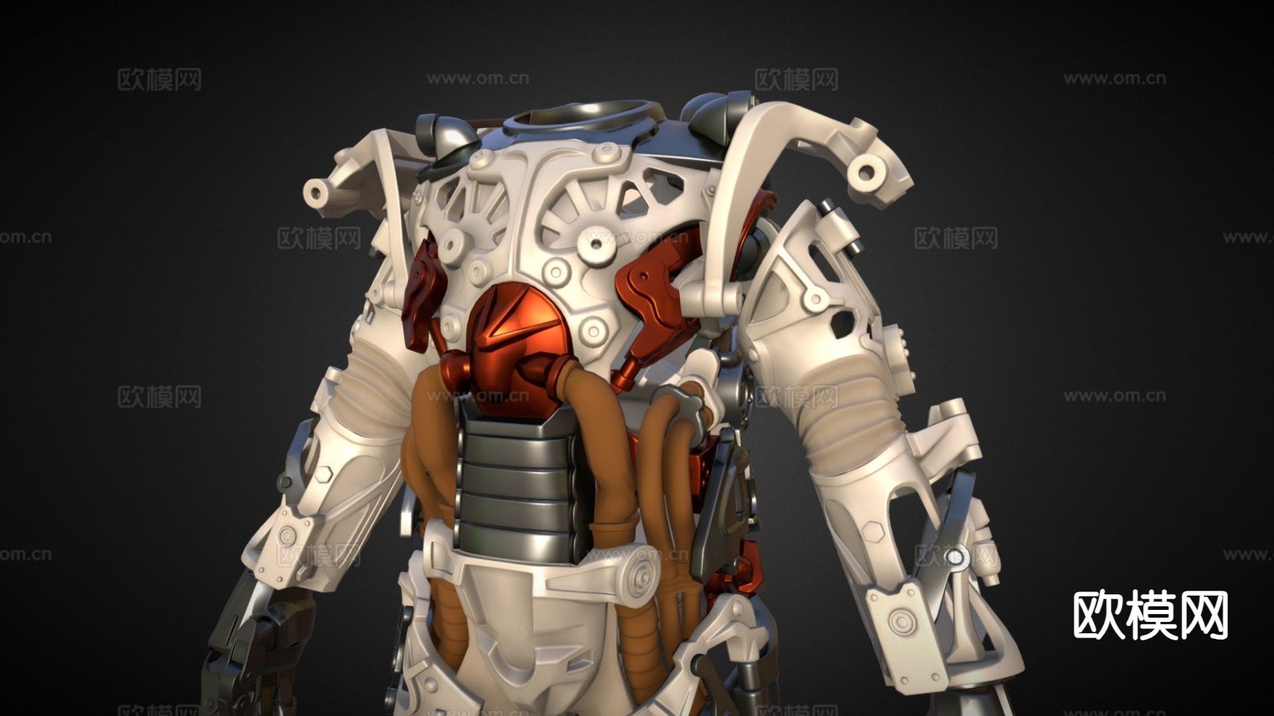 动力装甲模型su模型下载（渲染图3）
