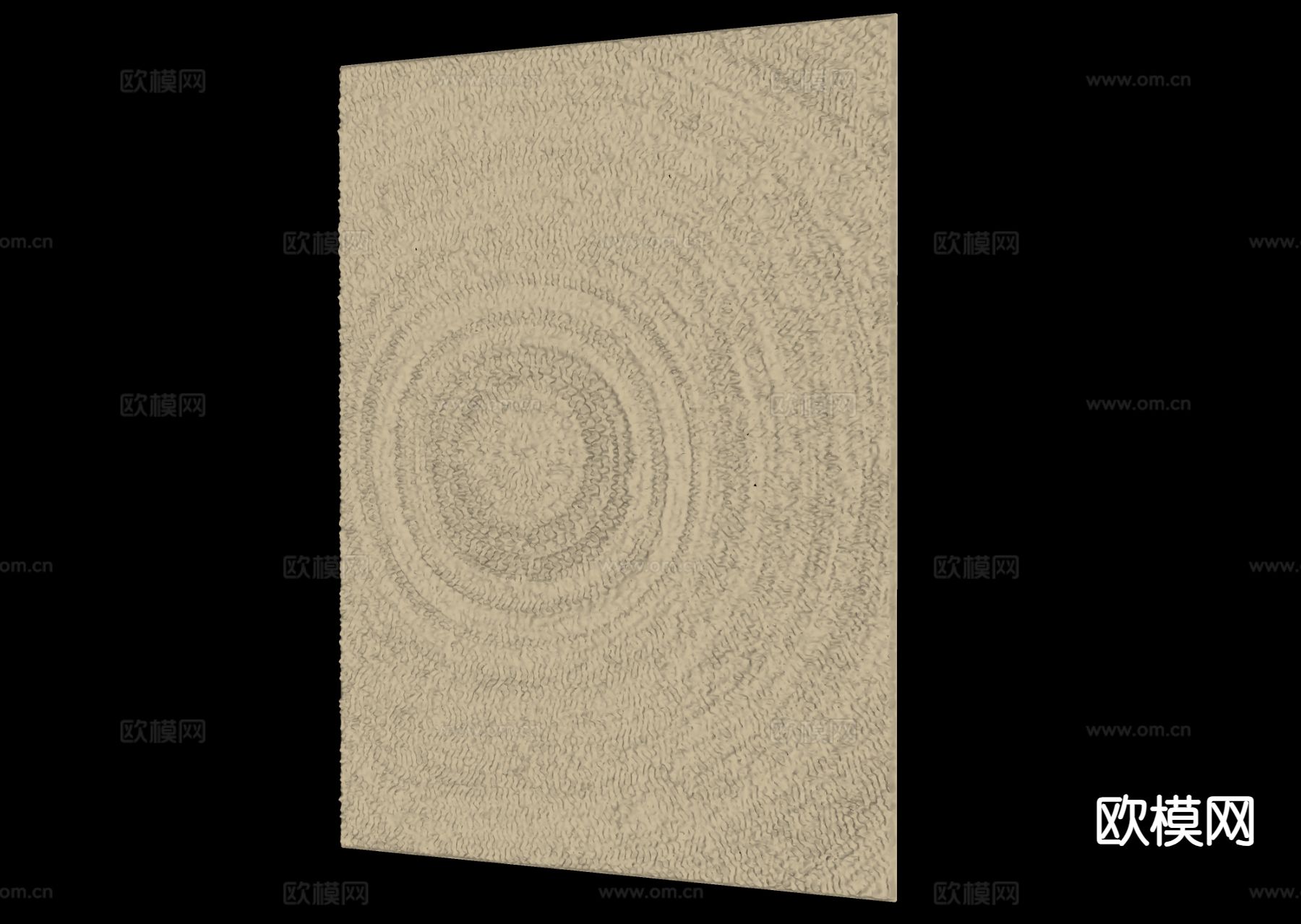 简欧浮雕 铜雕su模型下载（渲染图1）