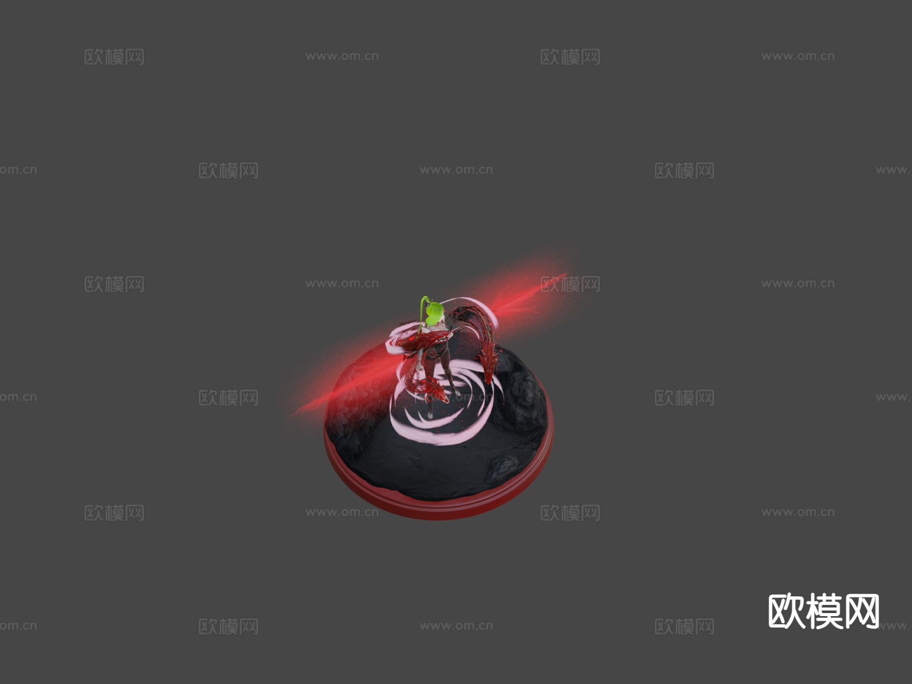 手办 赤月之女儿希利亚su模型下载（渲染图6）