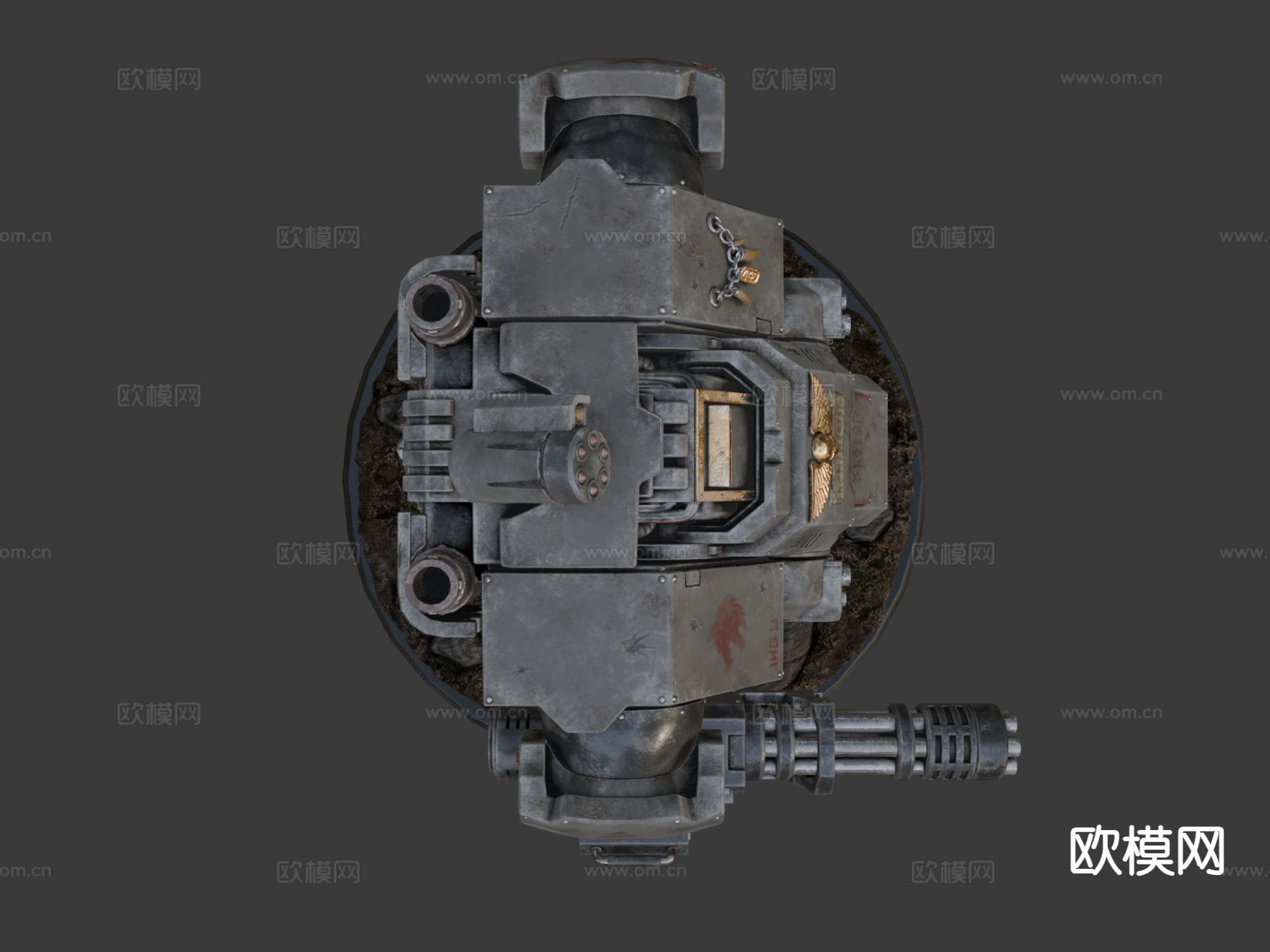 太空狼机器人su模型下载（渲染图7）