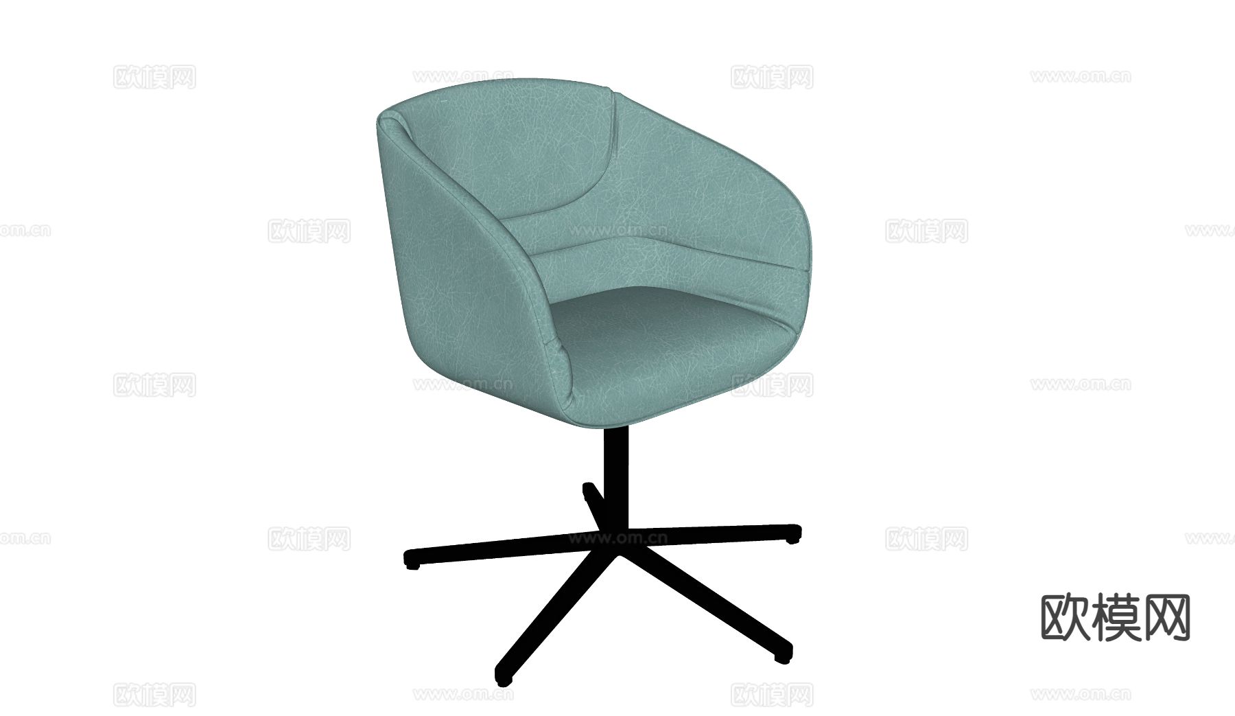 办公椅 班前椅 职员椅su模型下载（渲染图1）