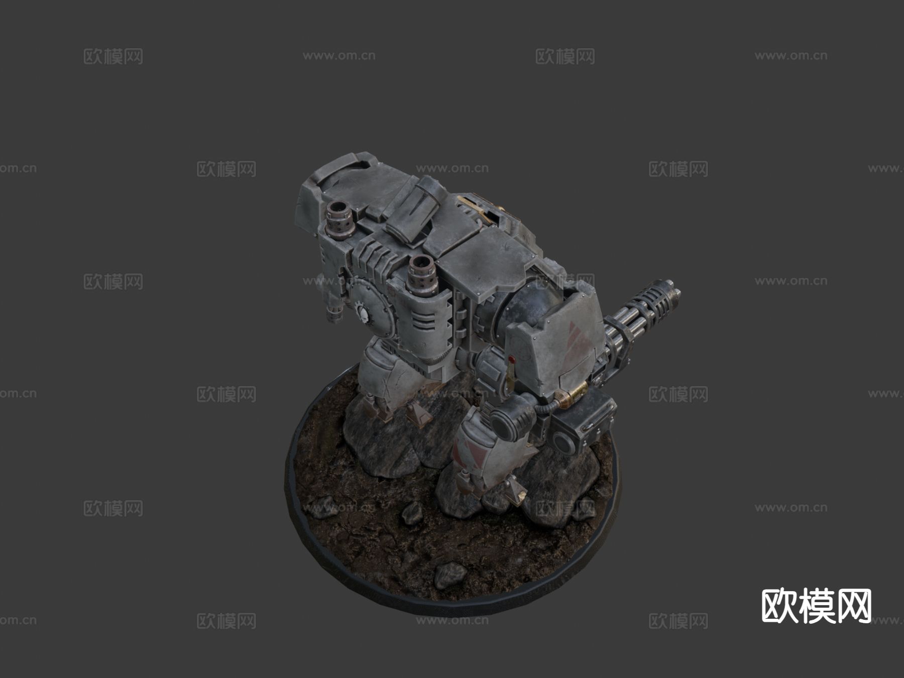 太空狼机器人su模型下载（渲染图3）