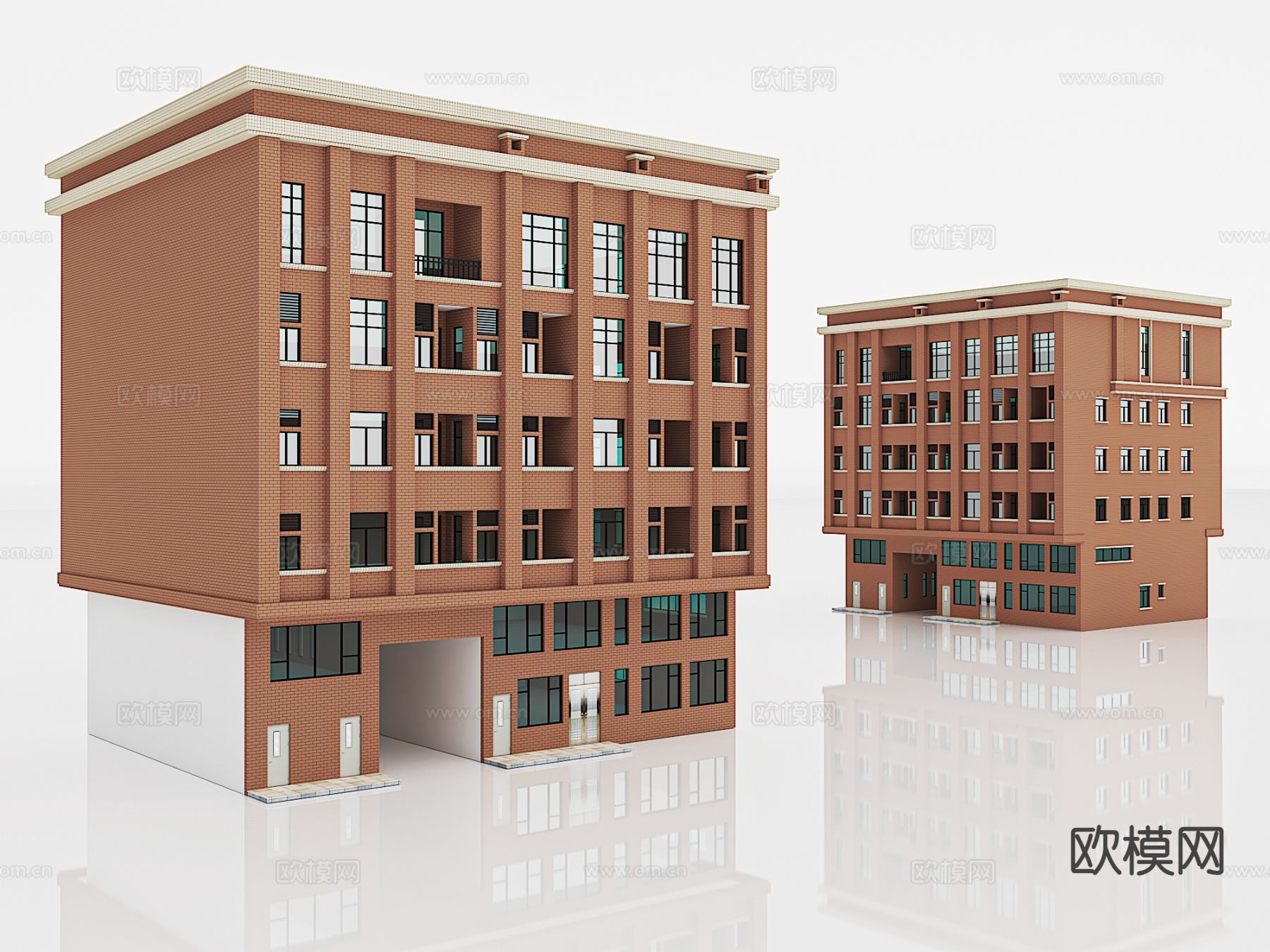 住宅楼构件3d模型