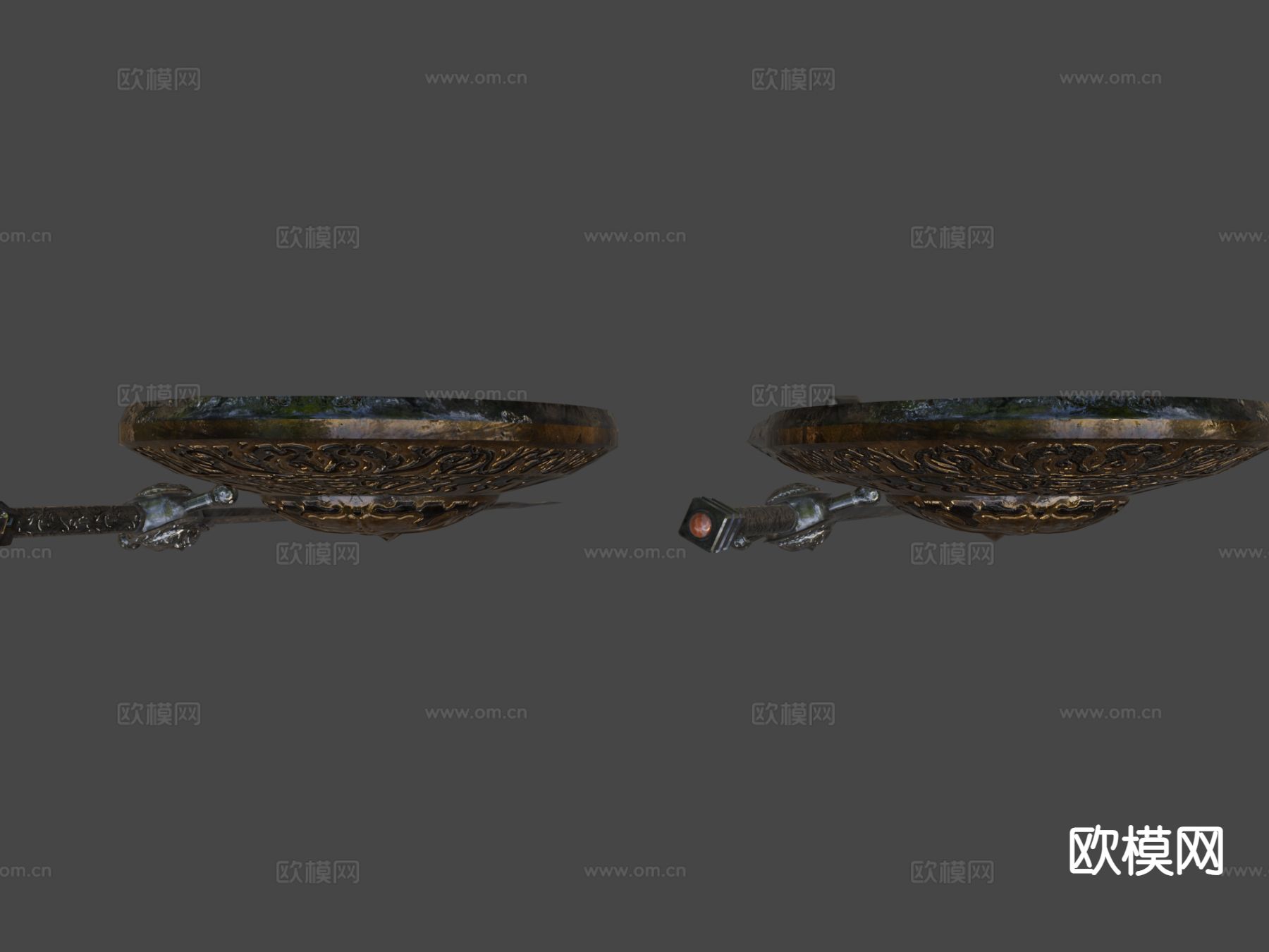 沃蒂格尔-剑盾套装su模型下载（渲染图3）