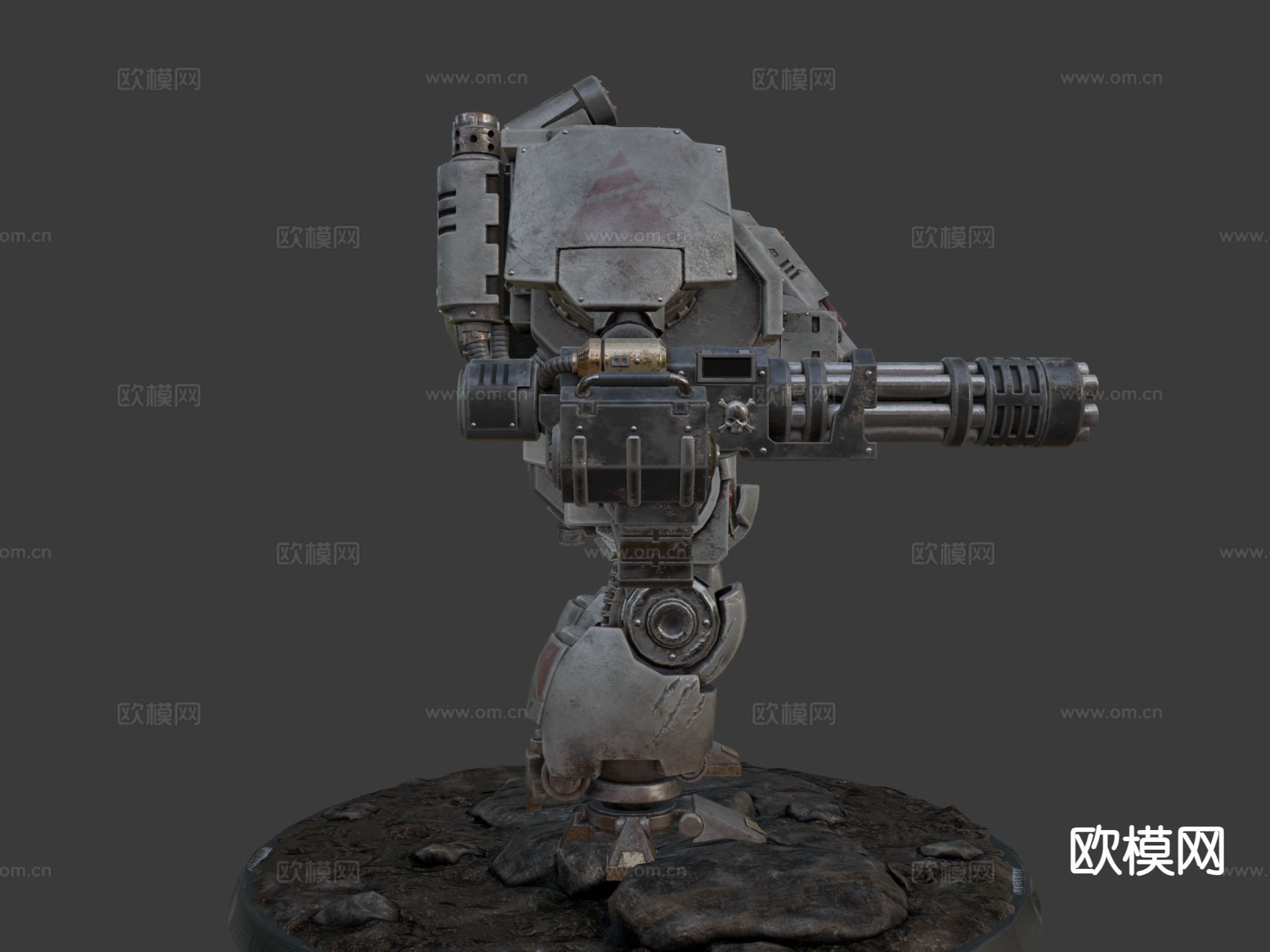 太空狼机器人su模型下载（渲染图1）
