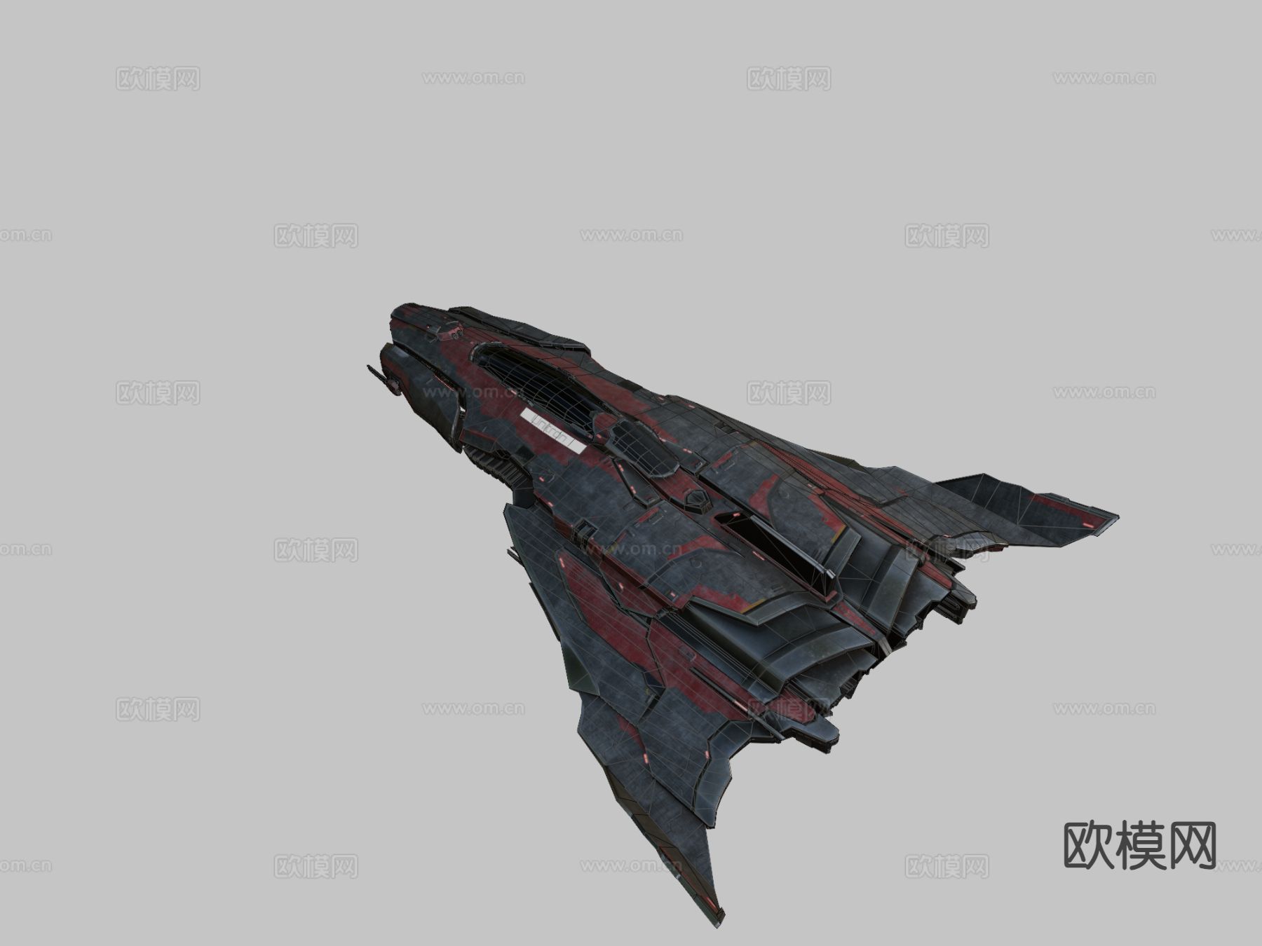 宇宙飞船su模型下载（渲染图3）