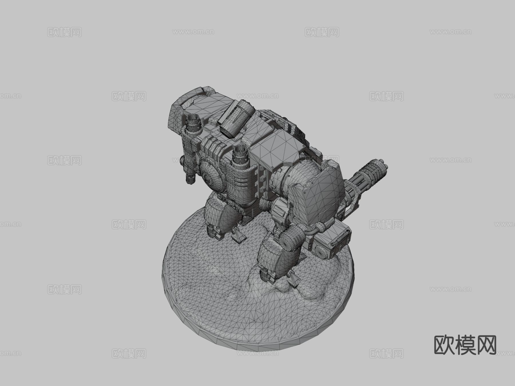 太空狼机器人su模型下载（渲染图6）