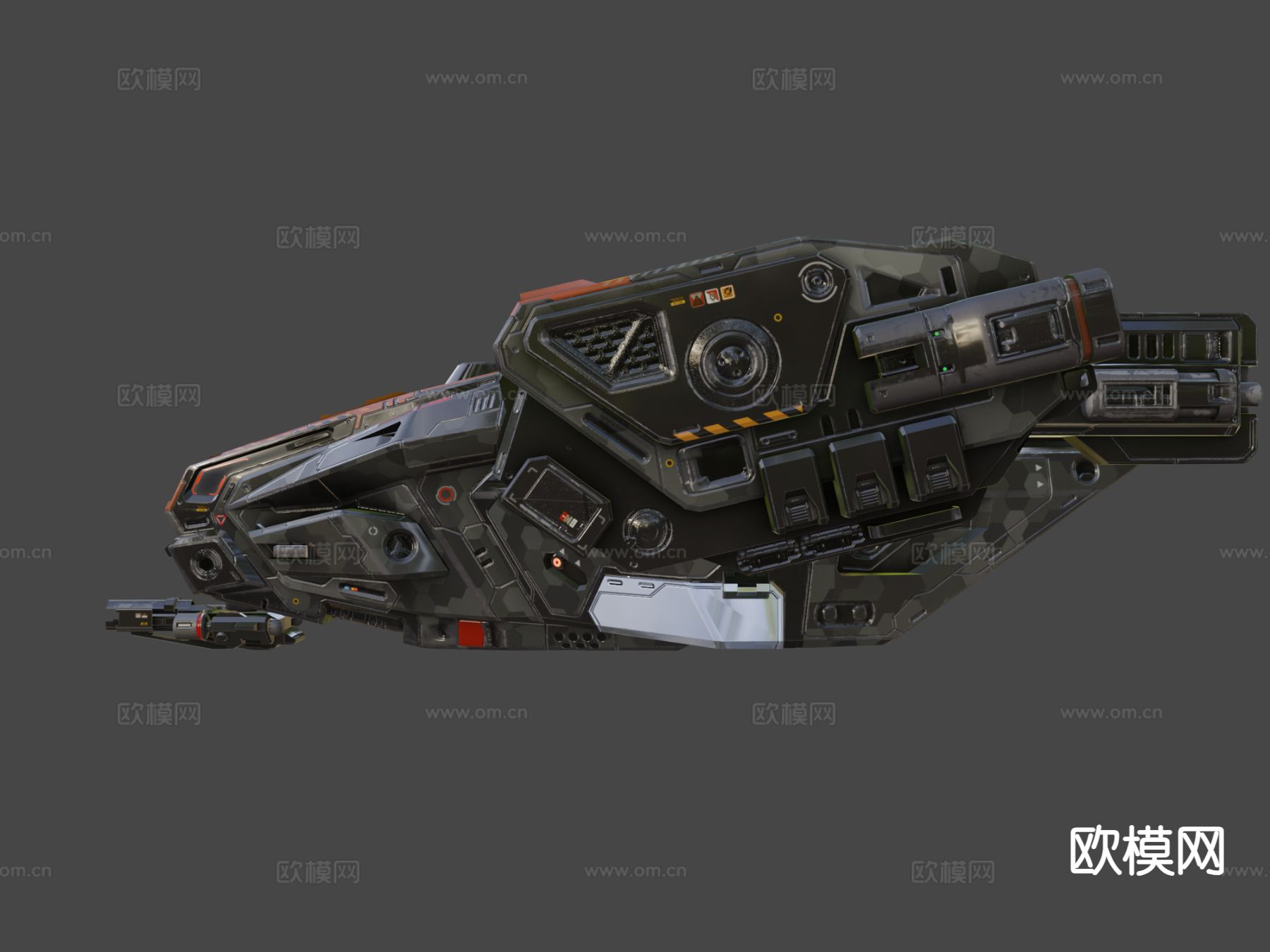 太空飞船 战斗机su模型下载（渲染图7）