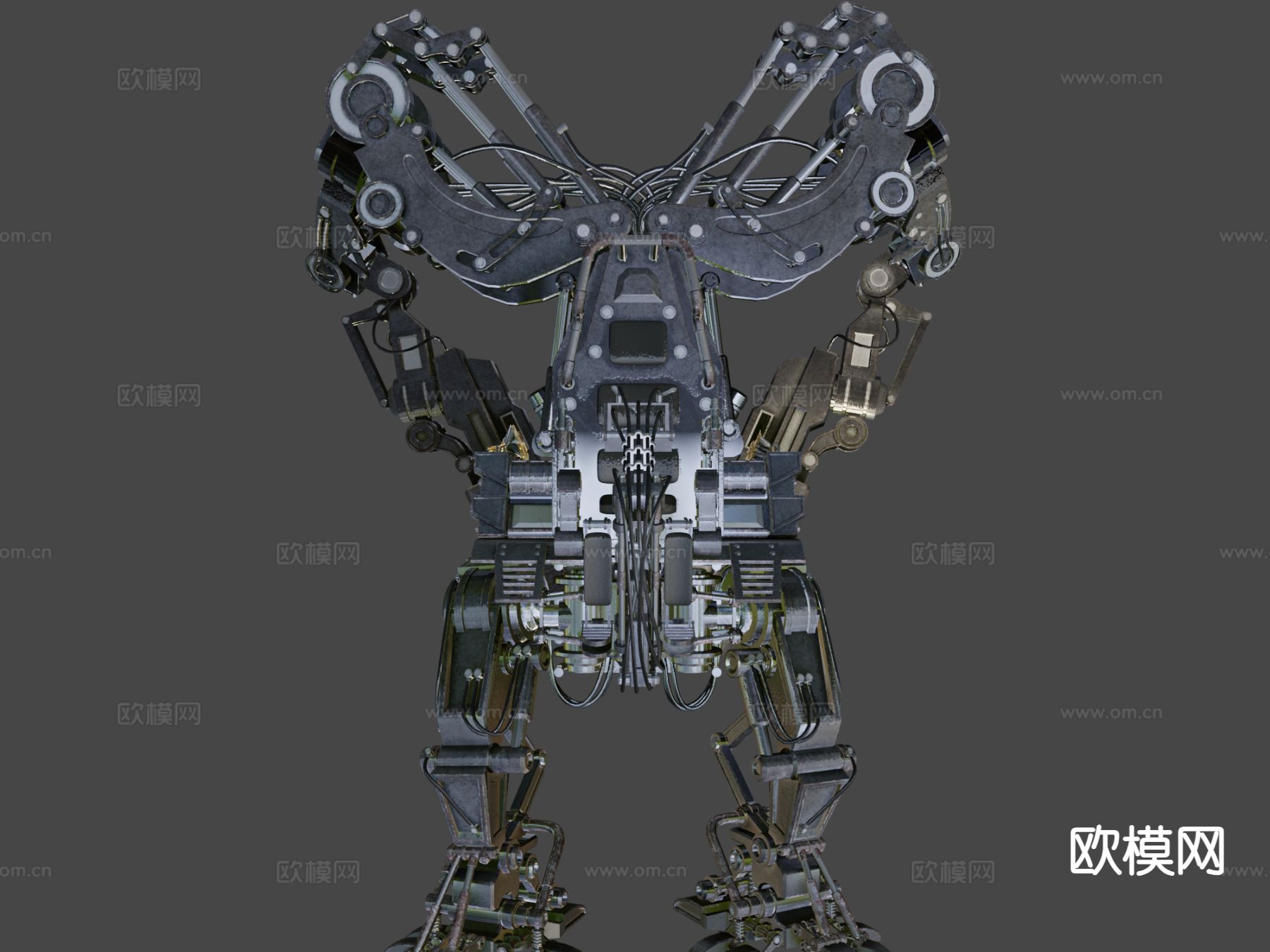 机器人 机甲su模型下载（渲染图5）