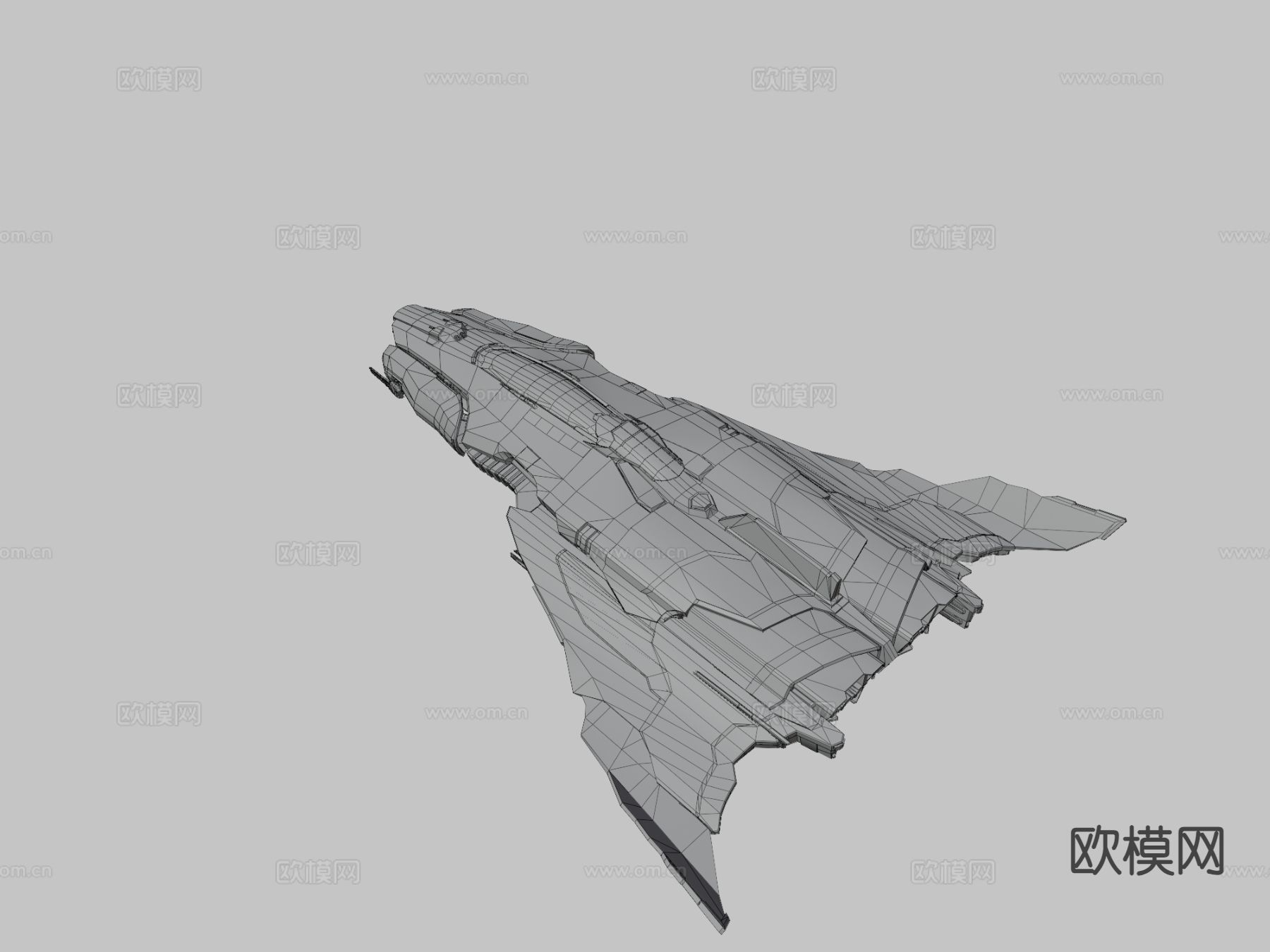 宇宙飞船su模型下载（渲染图1）