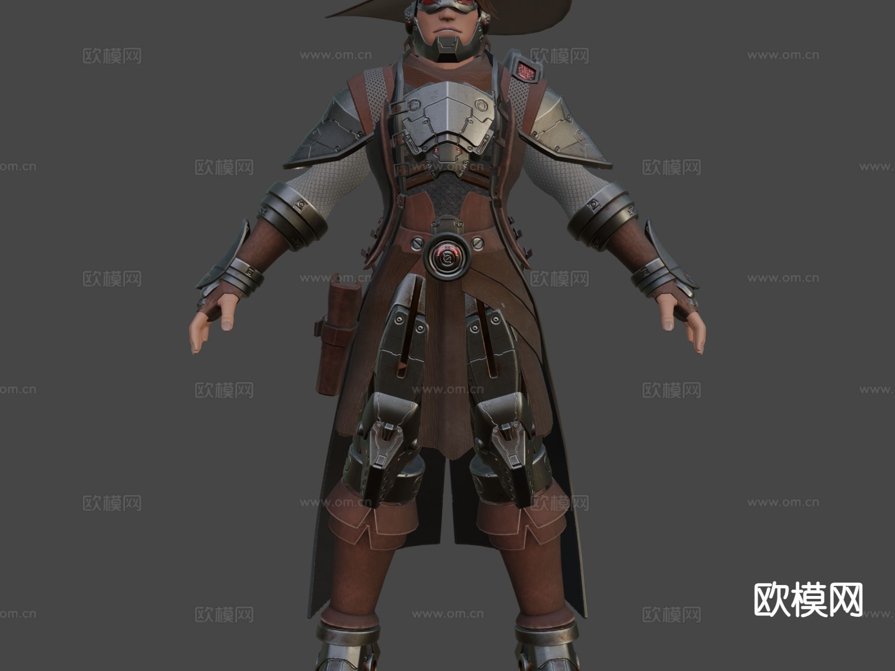 赏金猎人su模型下载（渲染图4）