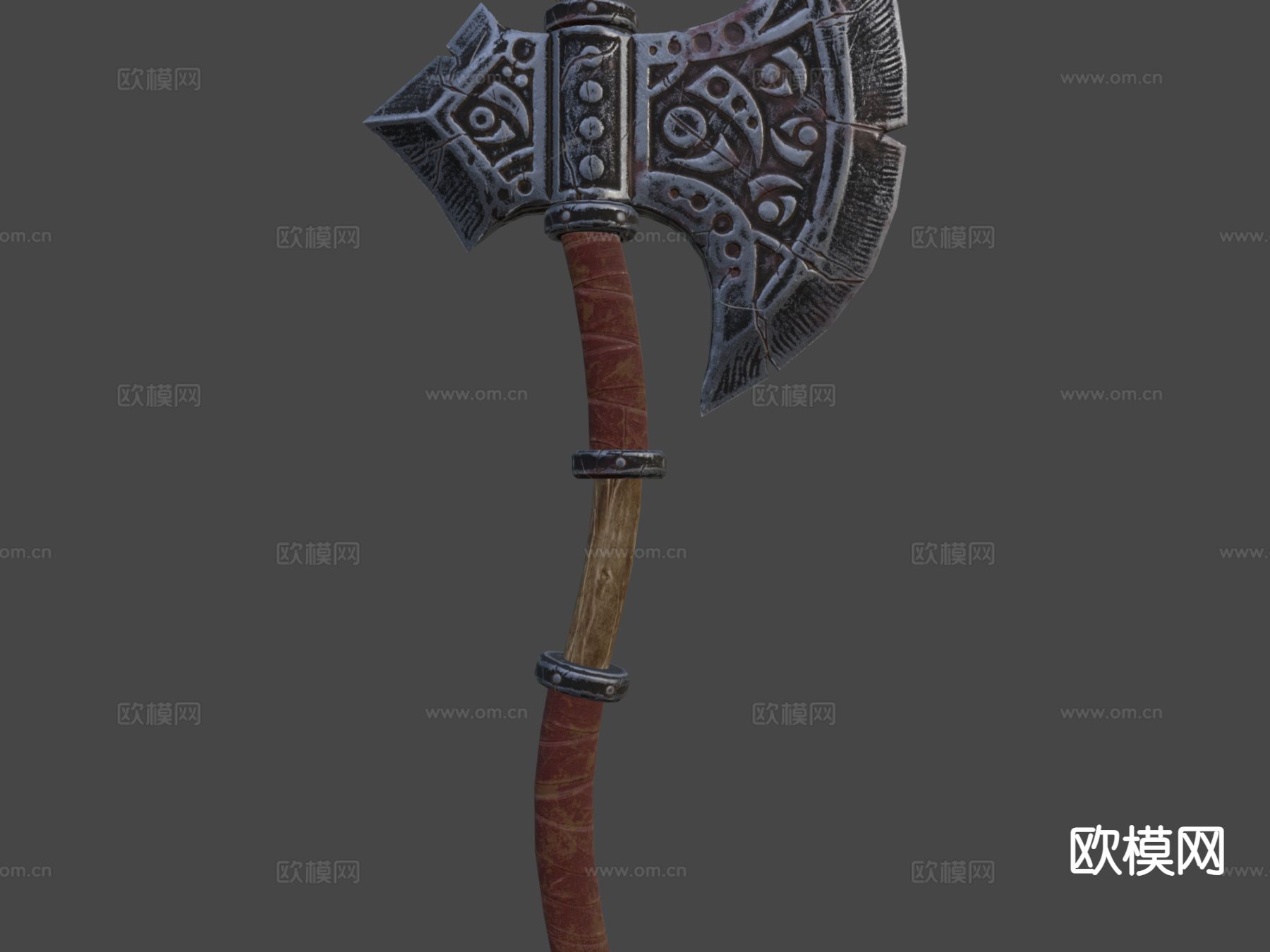 幻想斧su模型下载（渲染图7）