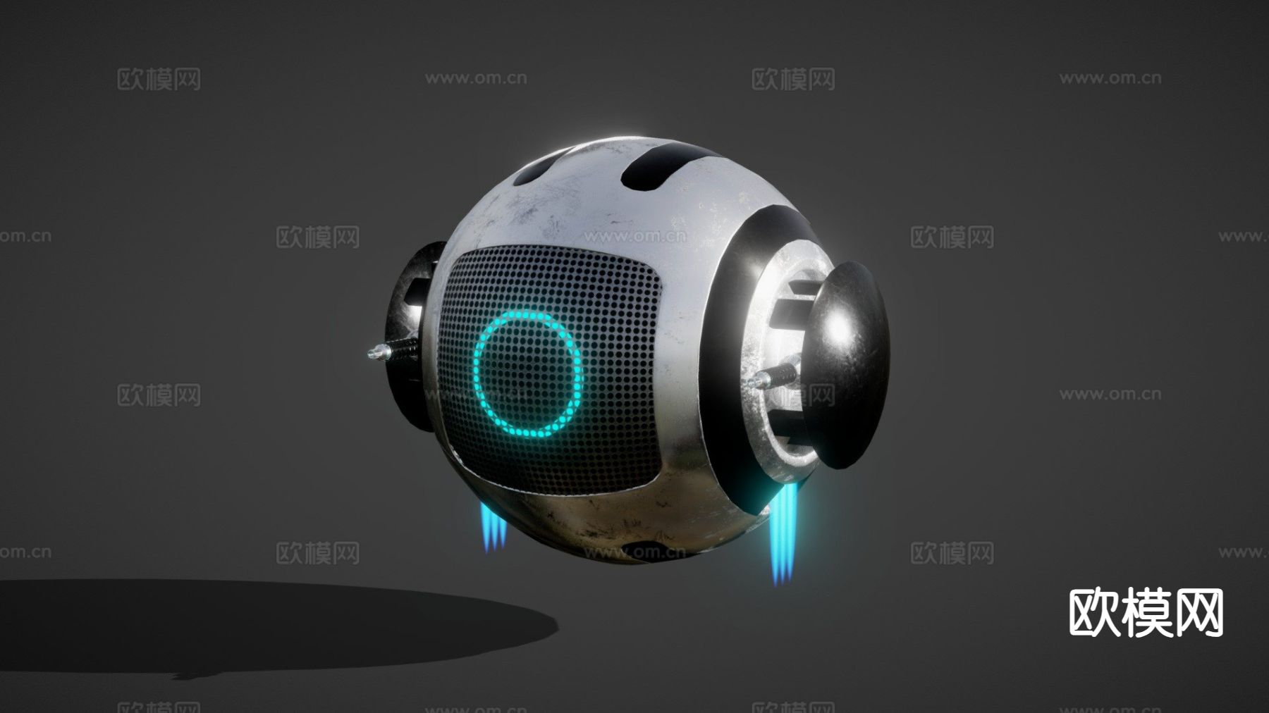 轻型无人机su模型下载（渲染图2）