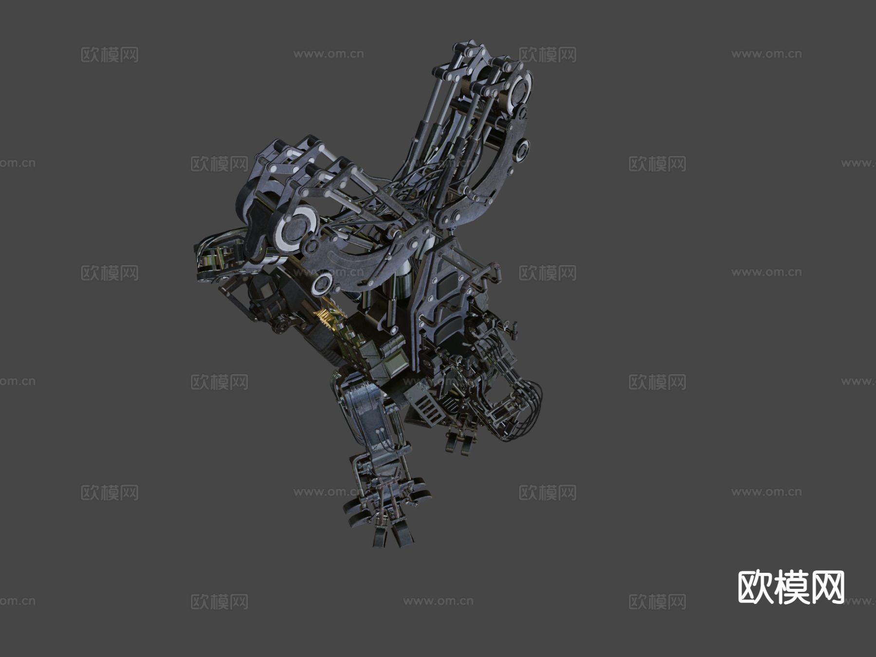 机器人 机甲su模型下载（渲染图4）