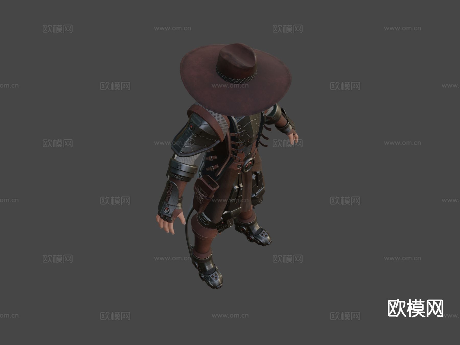 赏金猎人su模型下载（渲染图3）