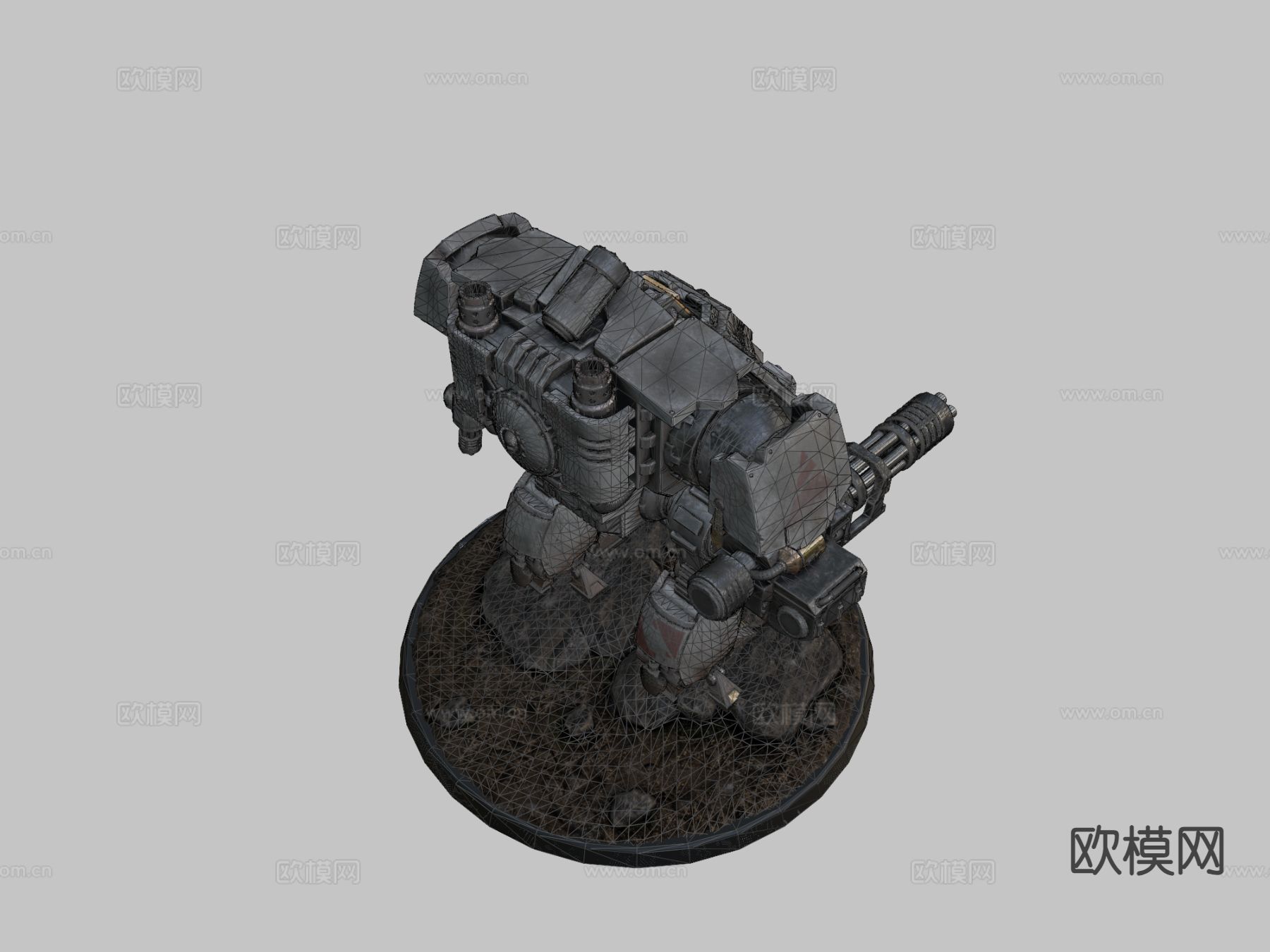 太空狼机器人su模型下载（渲染图5）