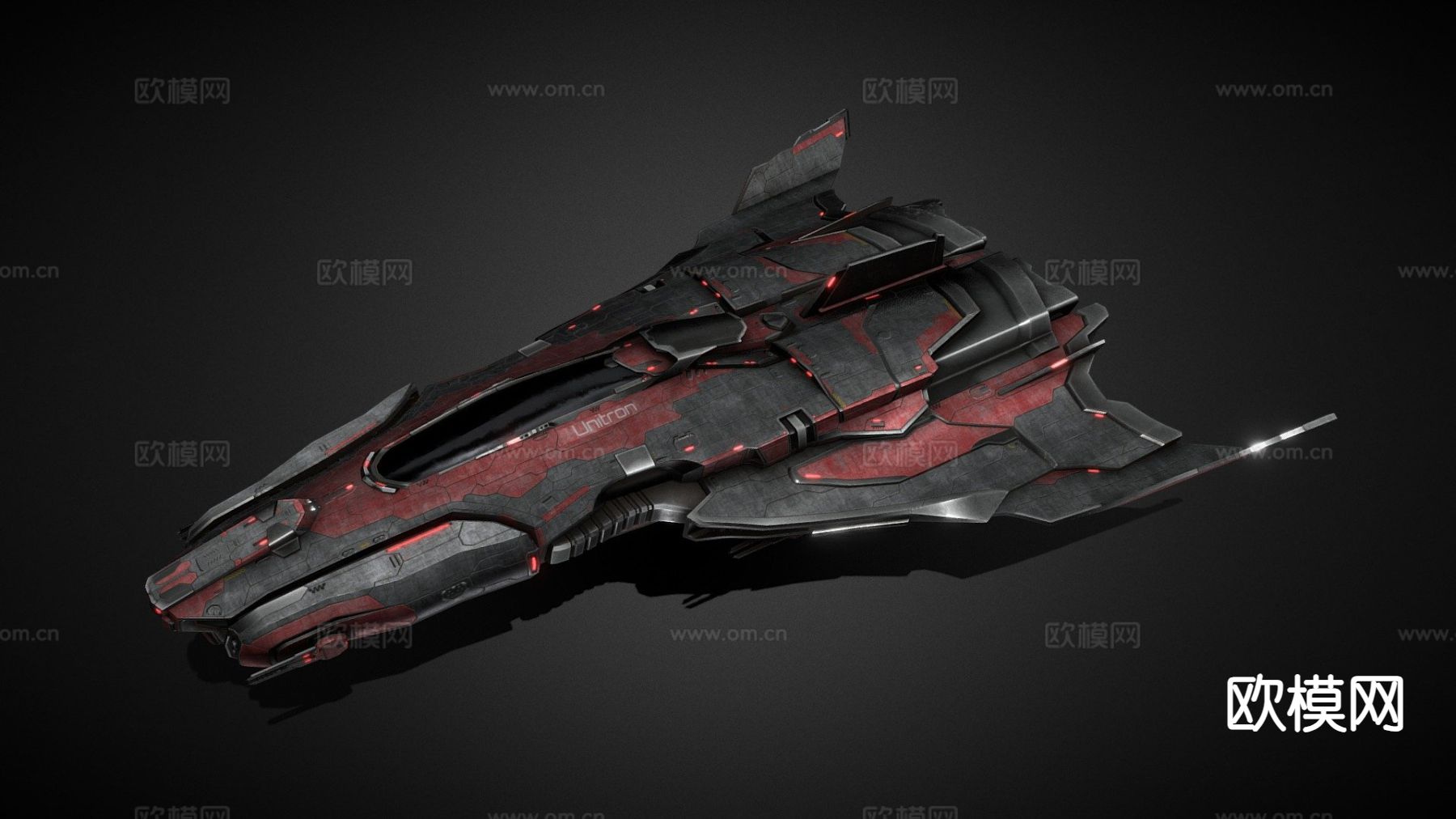 宇宙飞船su模型下载（渲染图2）