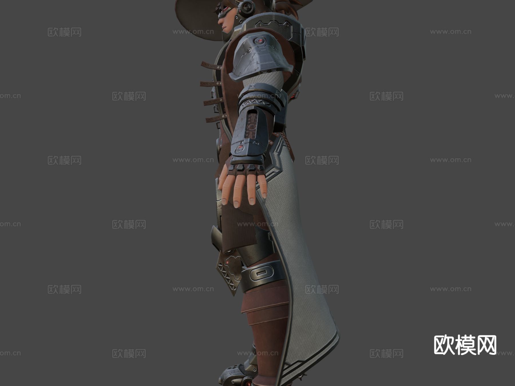 赏金猎人su模型下载（渲染图5）