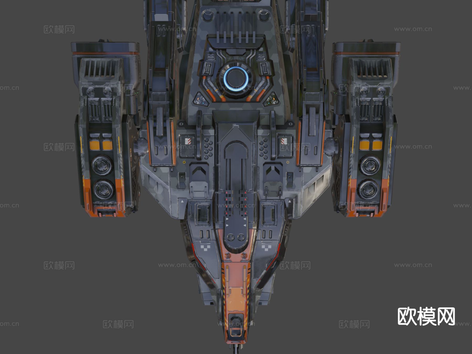 太空飞船 战斗机su模型下载（渲染图5）