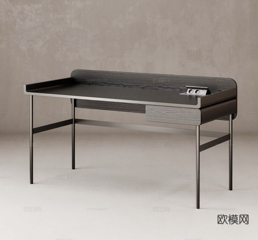 现代书桌 写字台3d模型