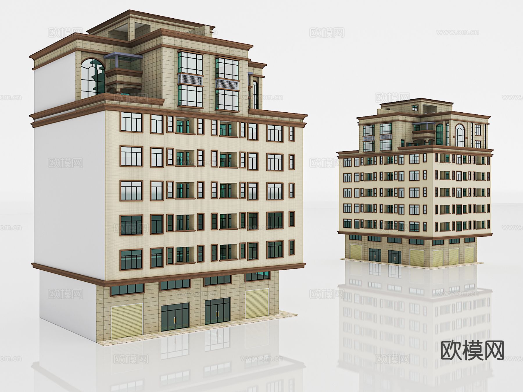 住宅楼构件3d模型