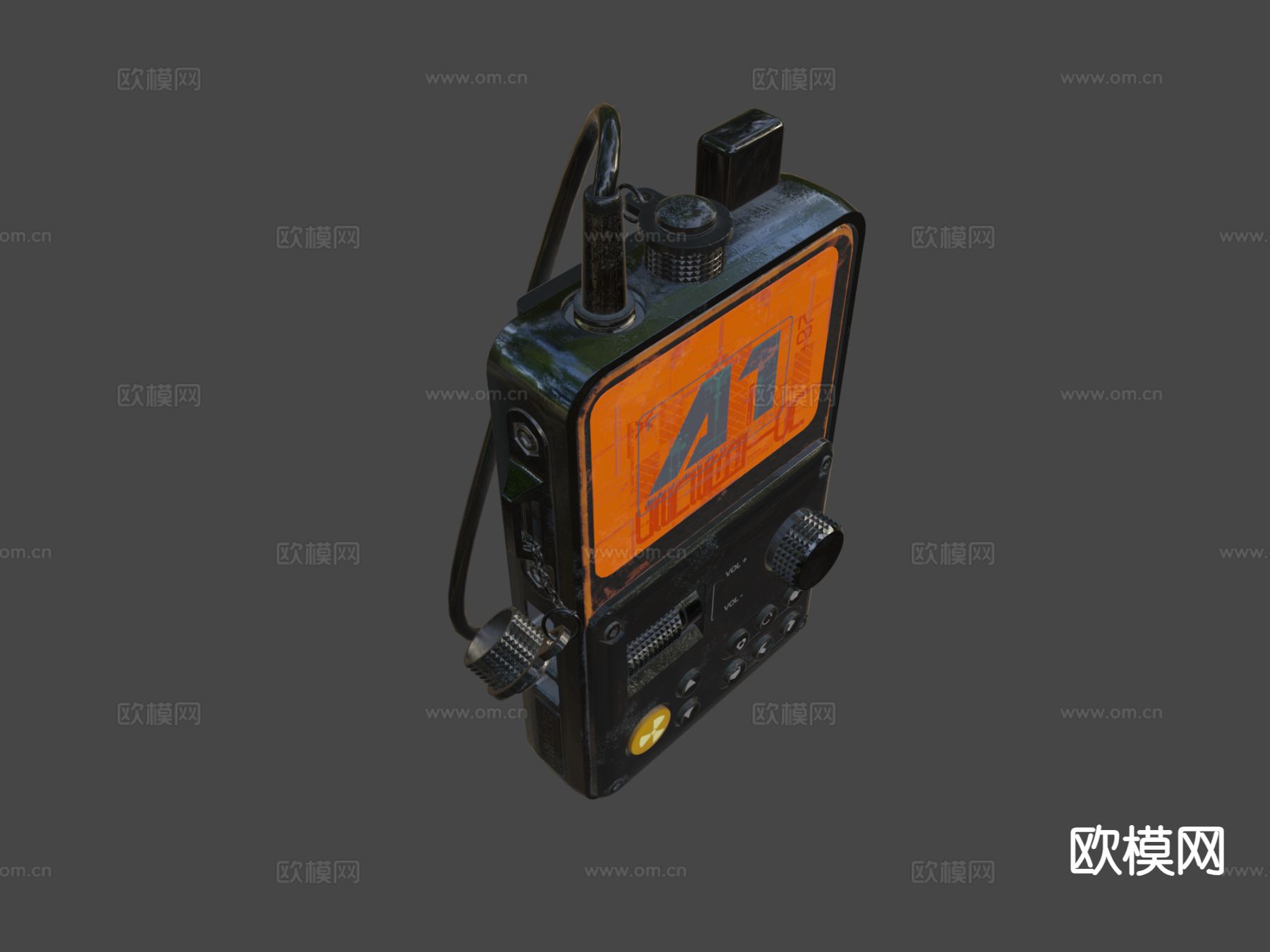 声纳-探测器su模型下载（渲染图4）